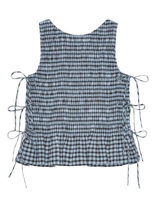 checkered top