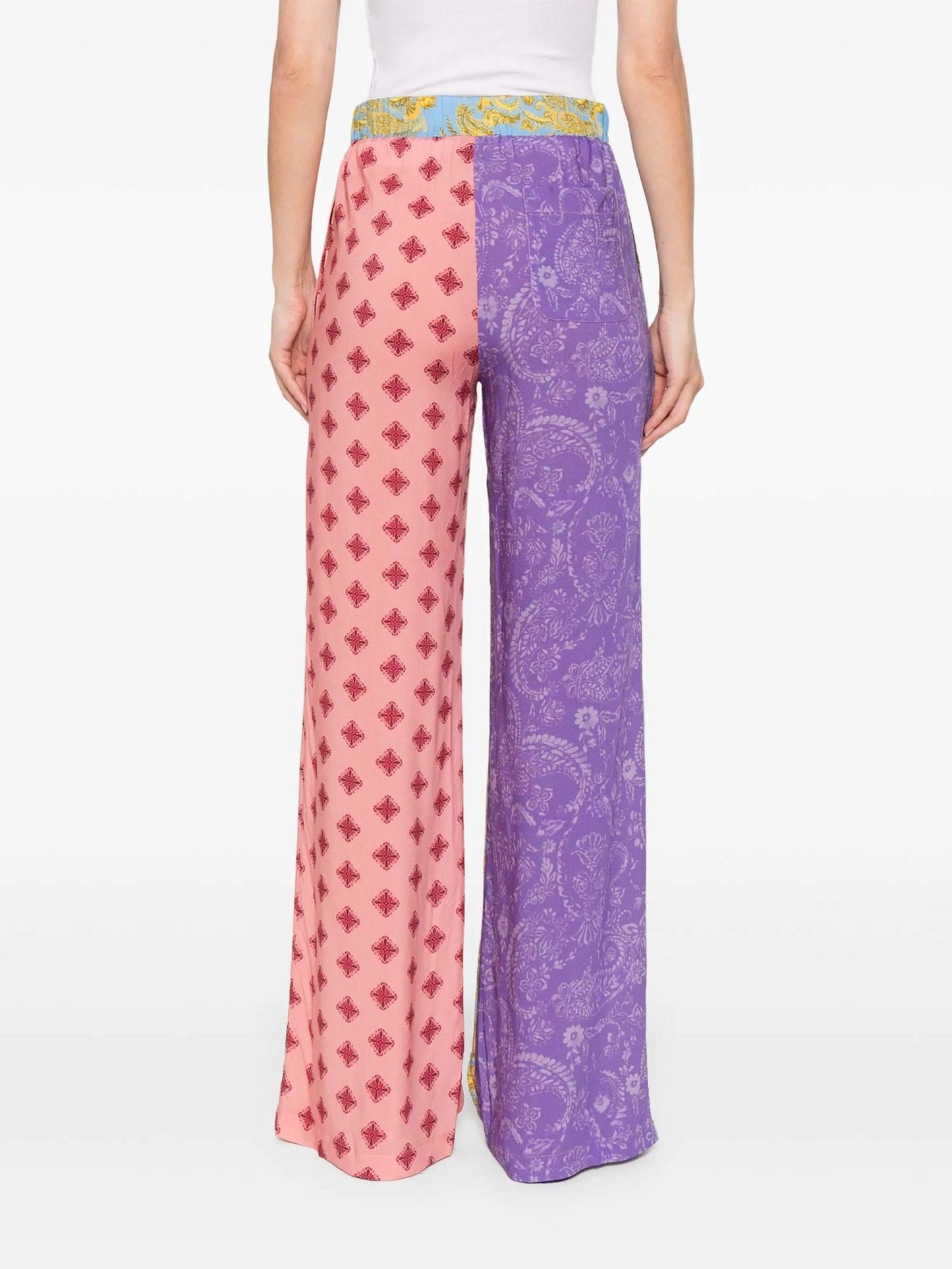 paisley-print trousers