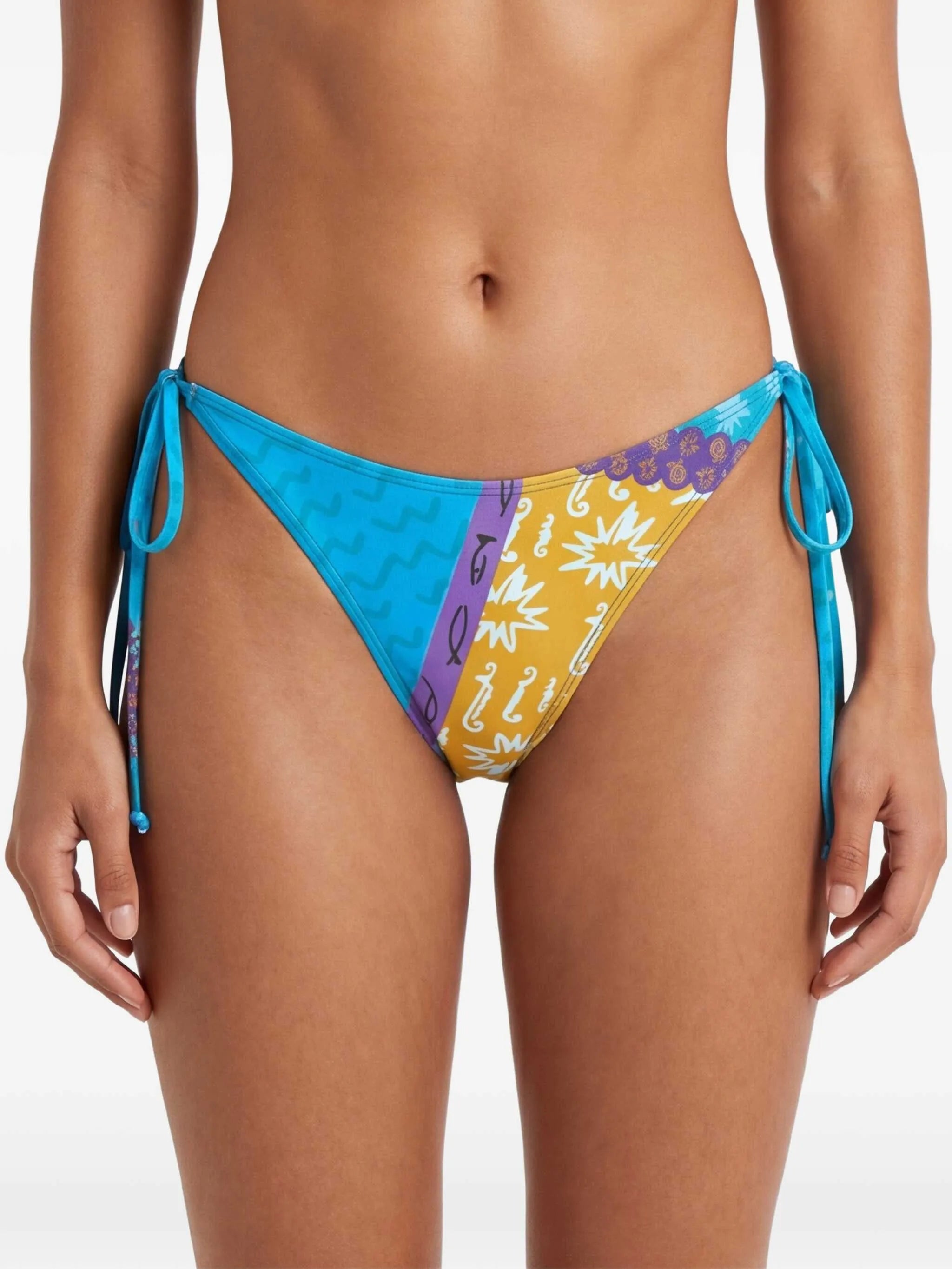 Blue Estrellitas bikini top