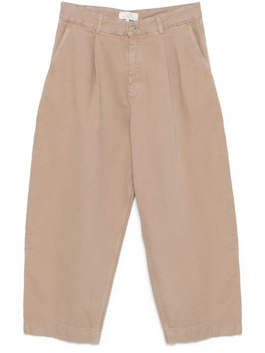 pleated carpenter trousers