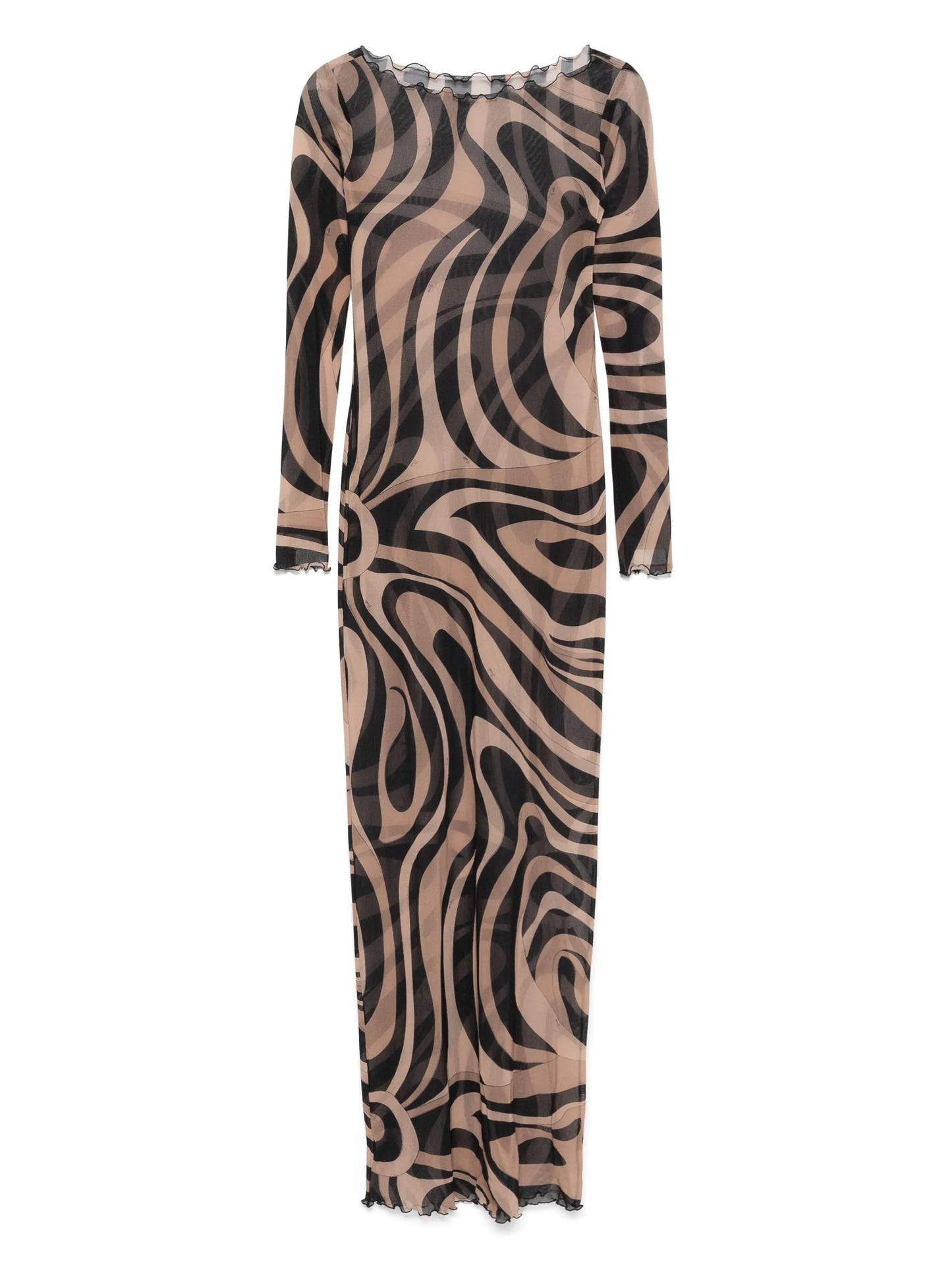 printed maxi dress