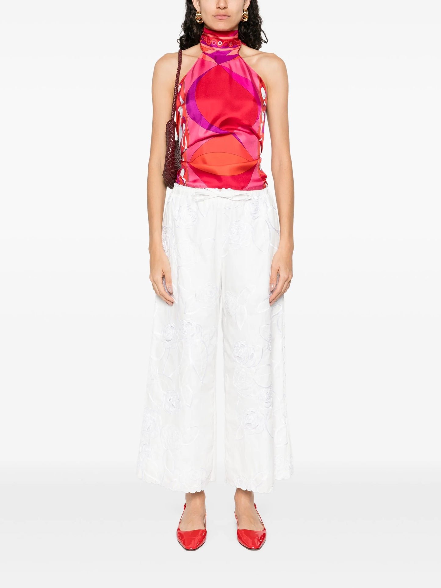 graphic-print top