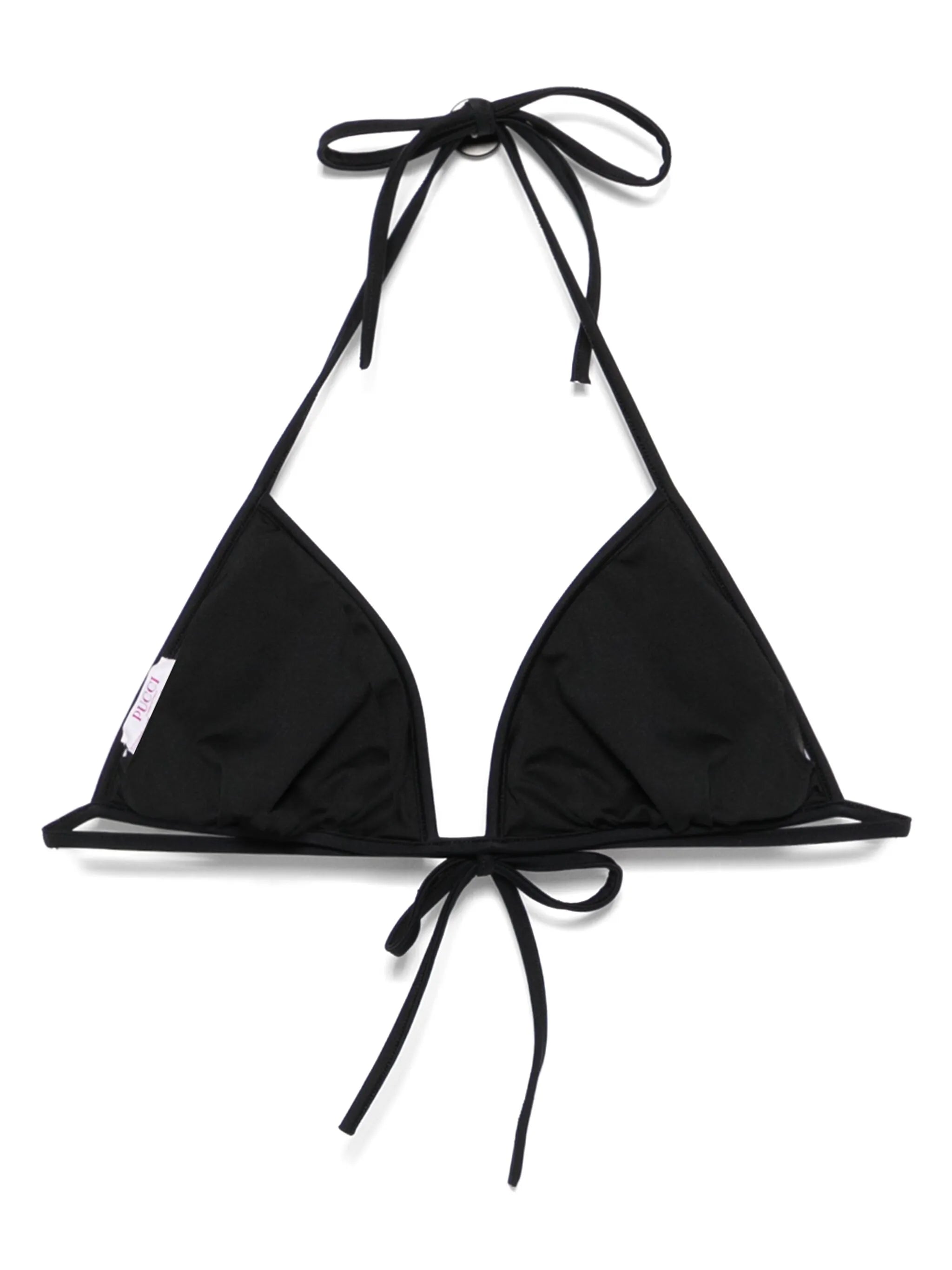 Iride-print bikini top