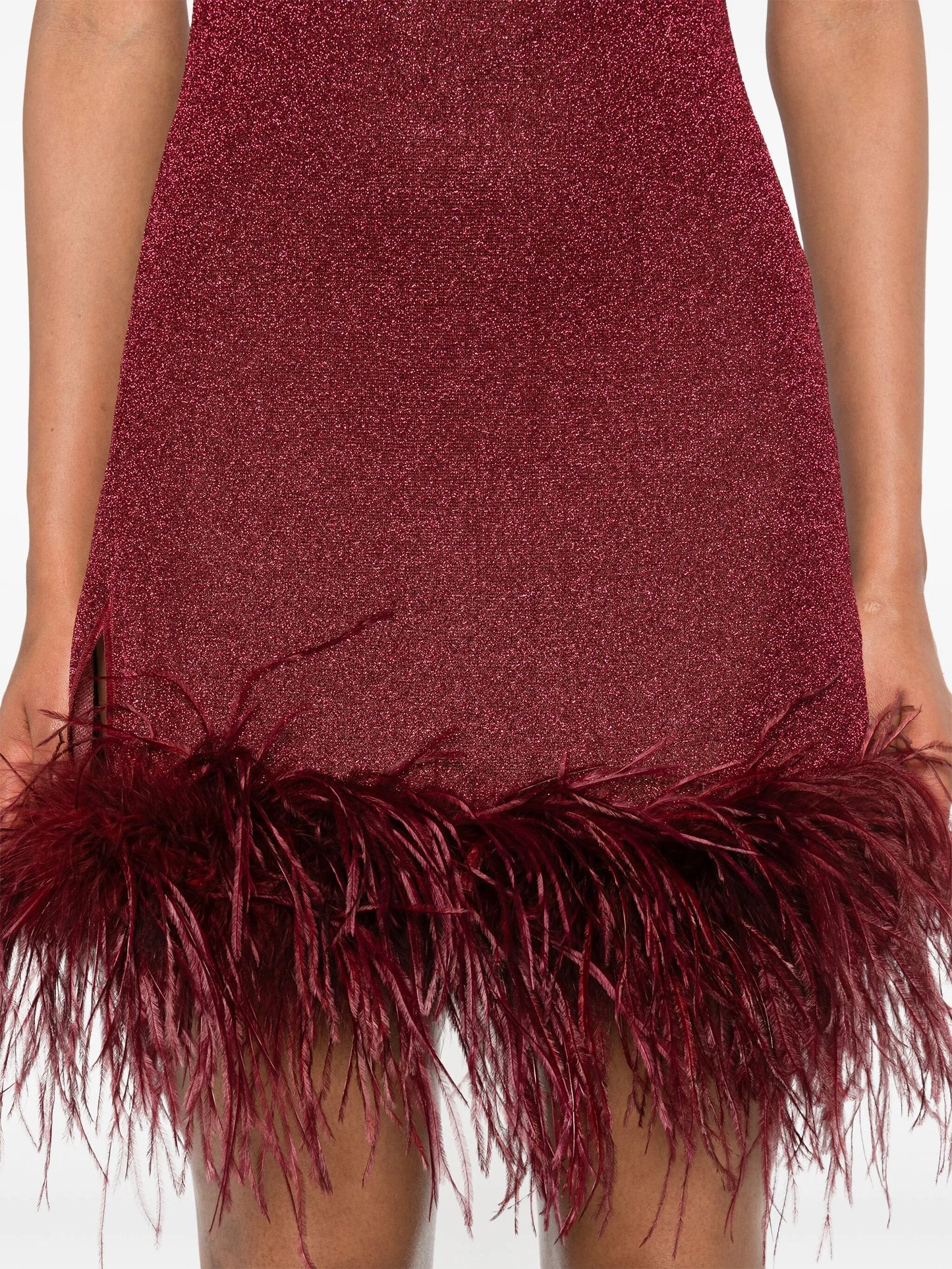 Lumière Plumage mini dress