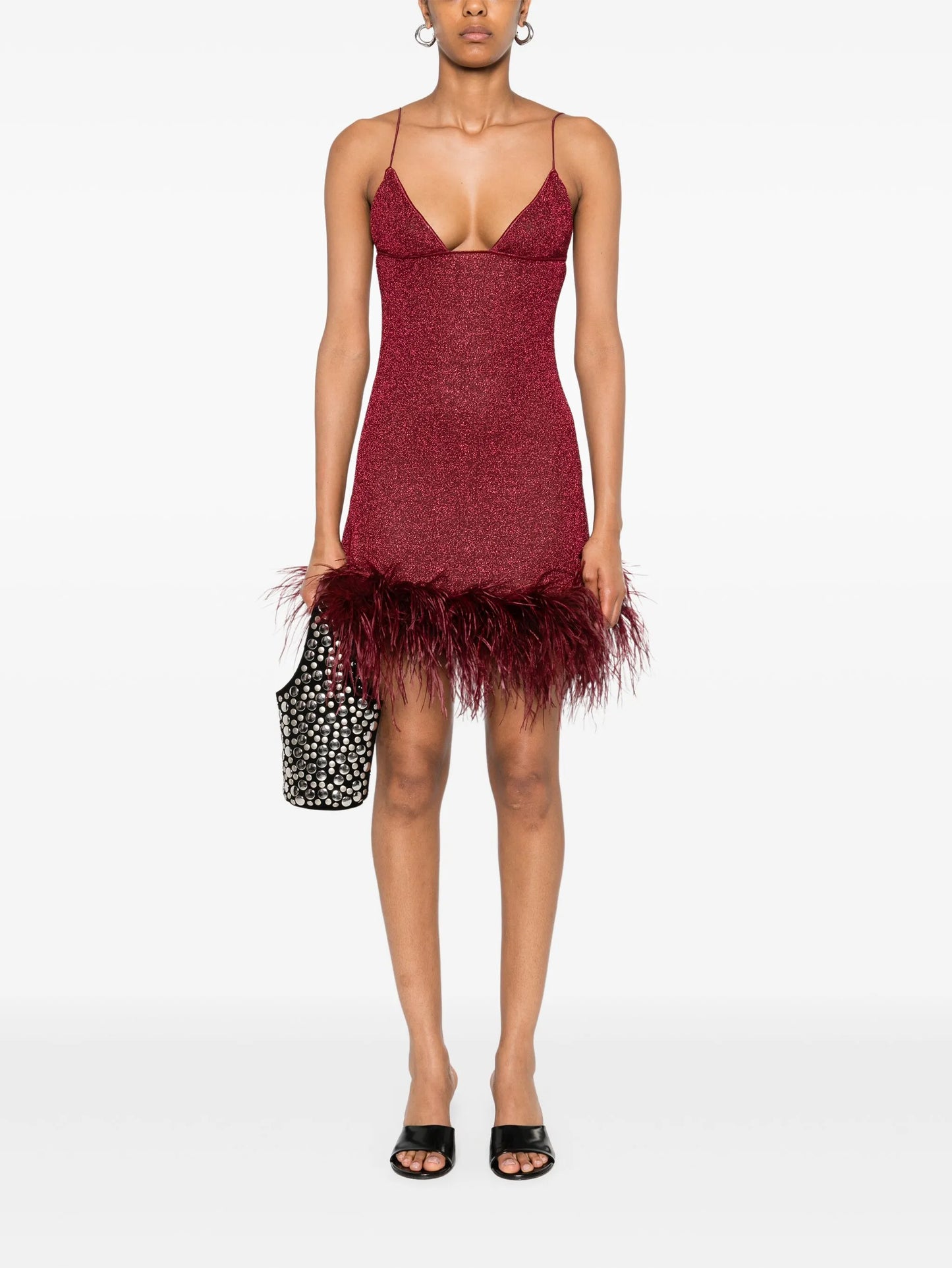 Lumière Plumage mini dress
