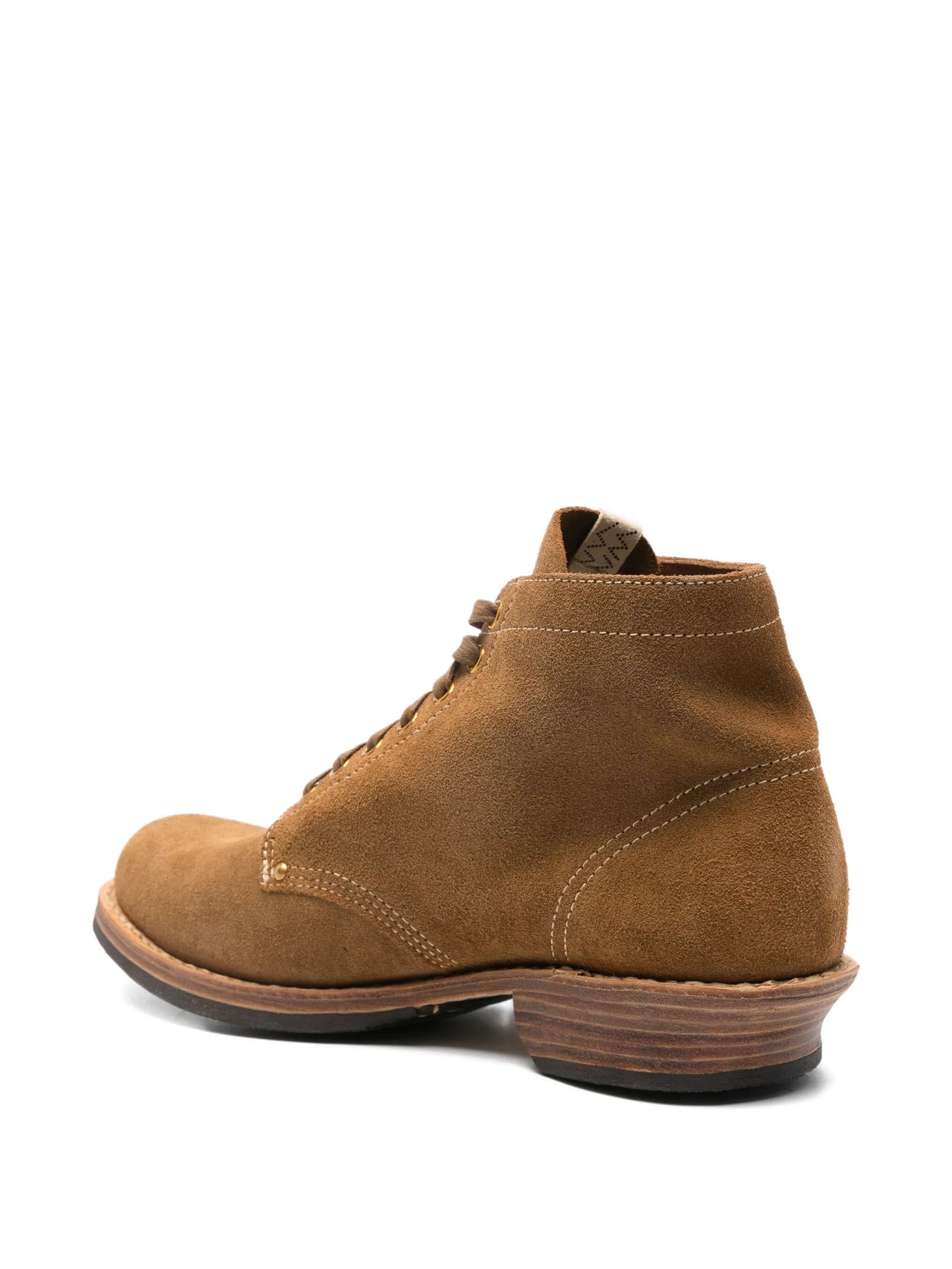 Brigadier lace-up suede boots