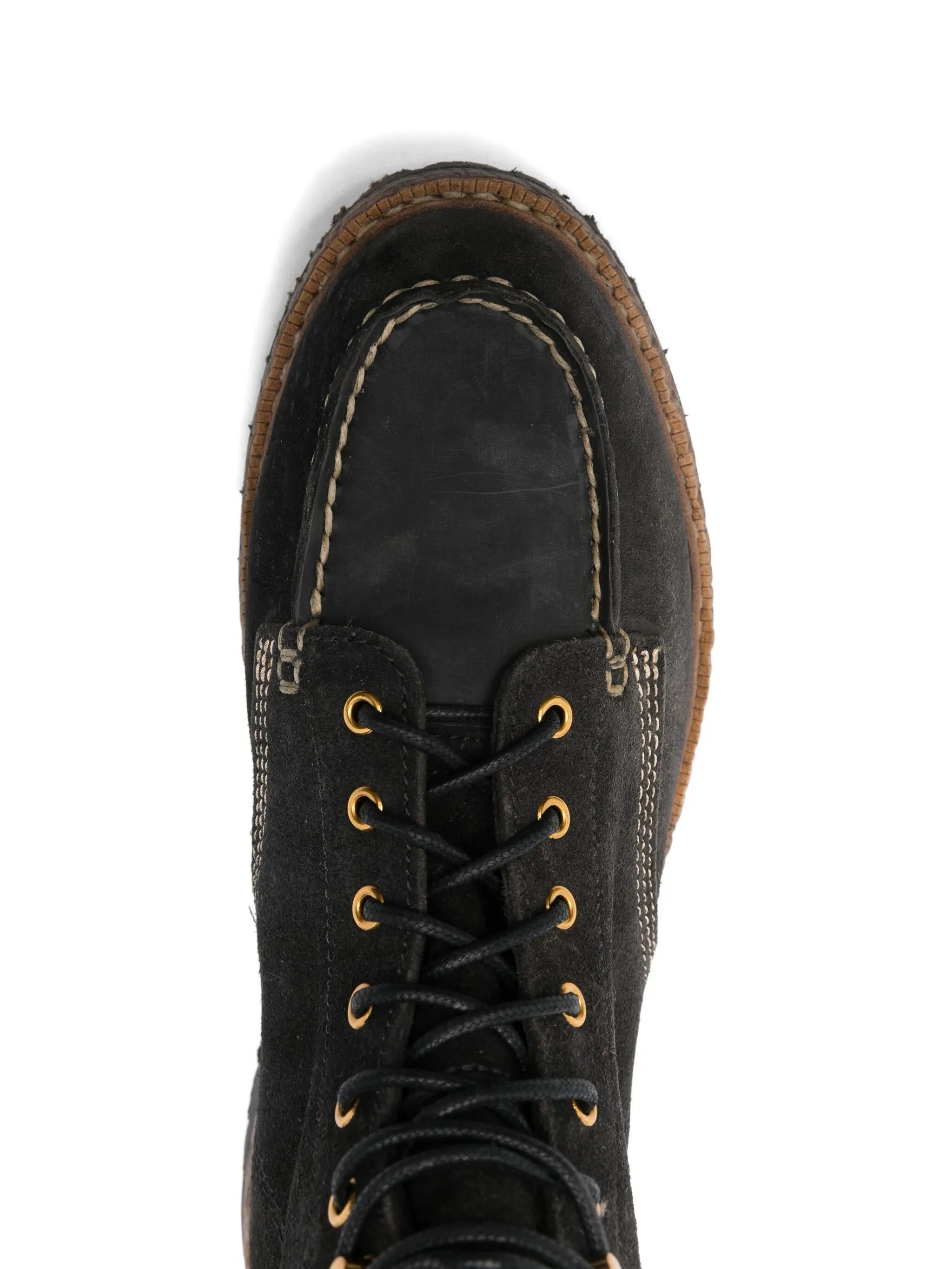 lace-up leather boots