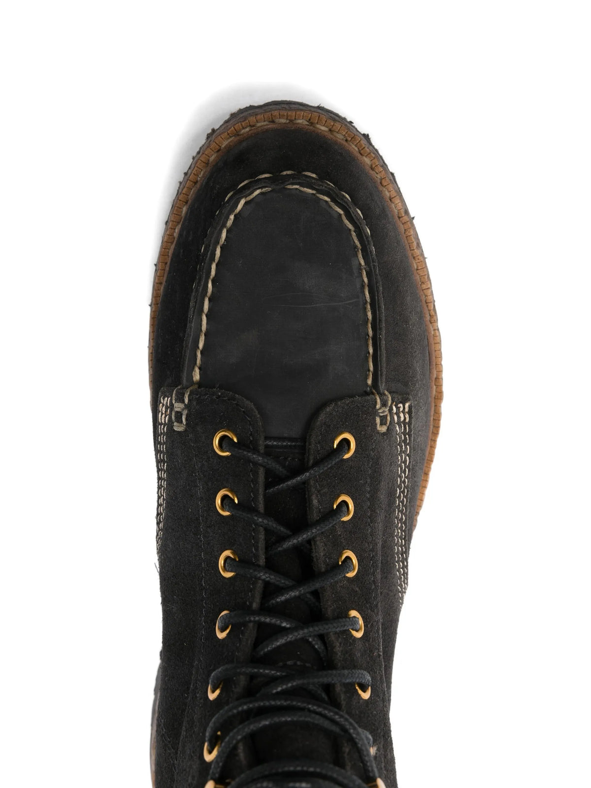 lace-up leather boots