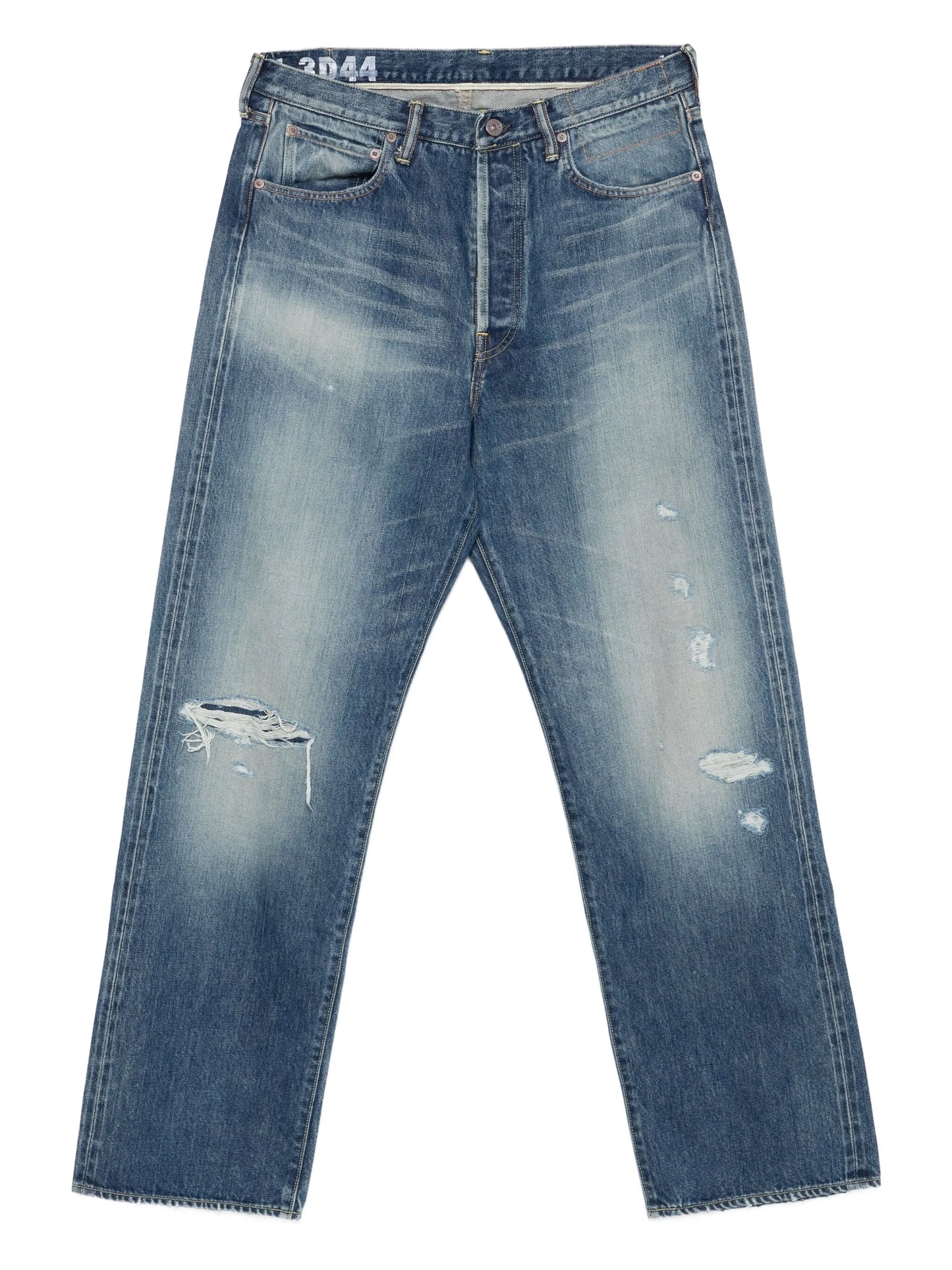 distressed jeans