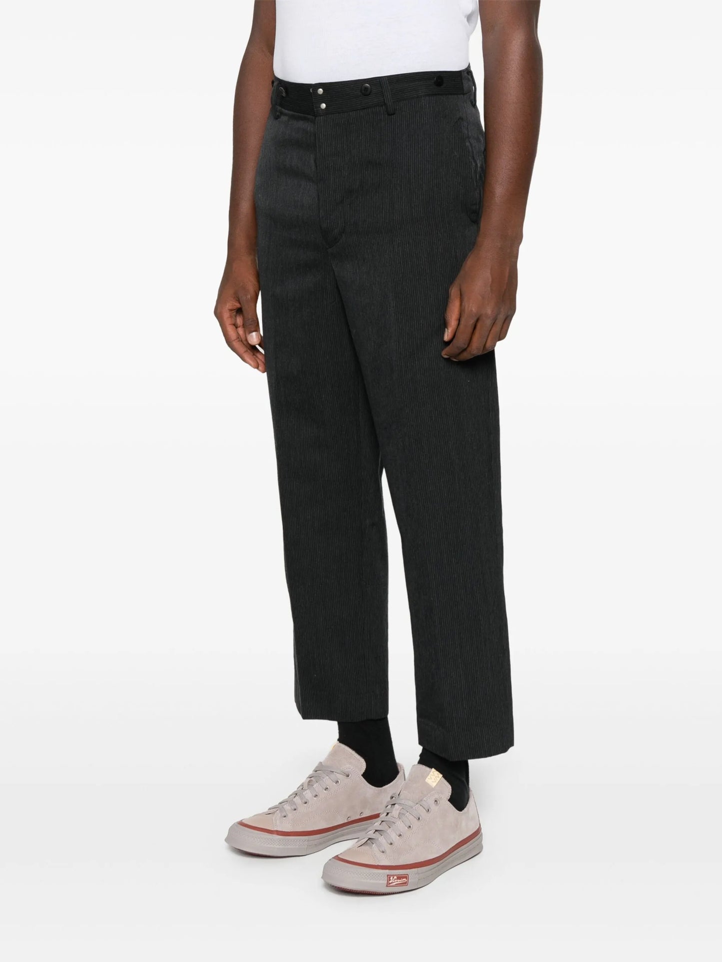 Pastoral pinstripe trousers