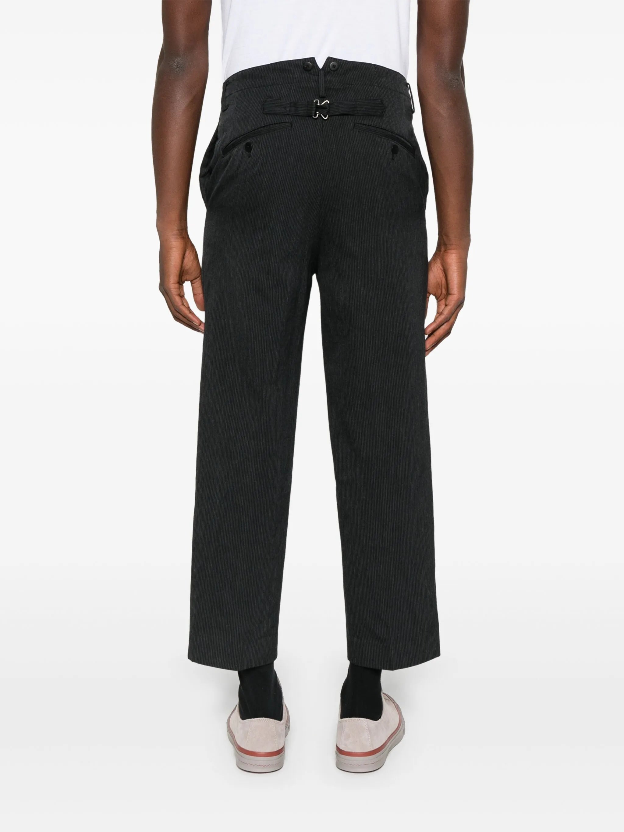 Pastoral pinstripe trousers