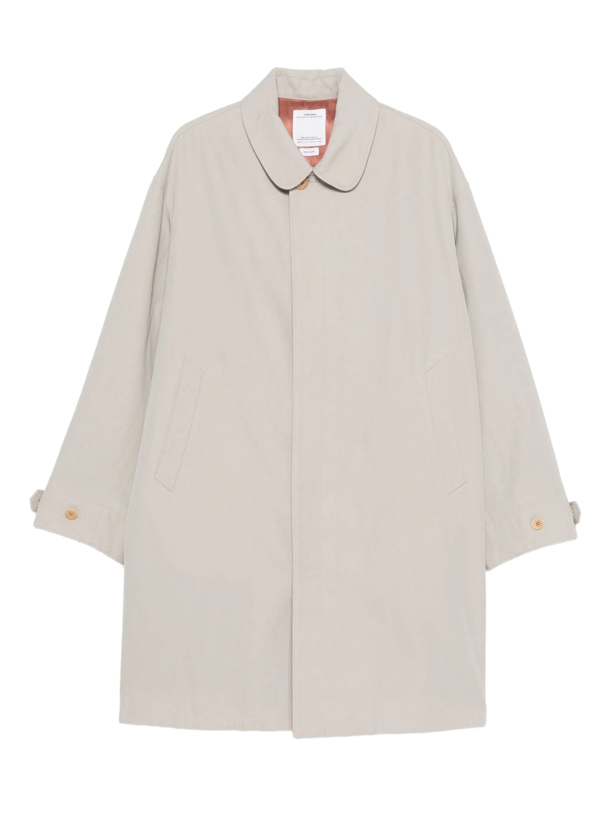 Balmat round-collar coat