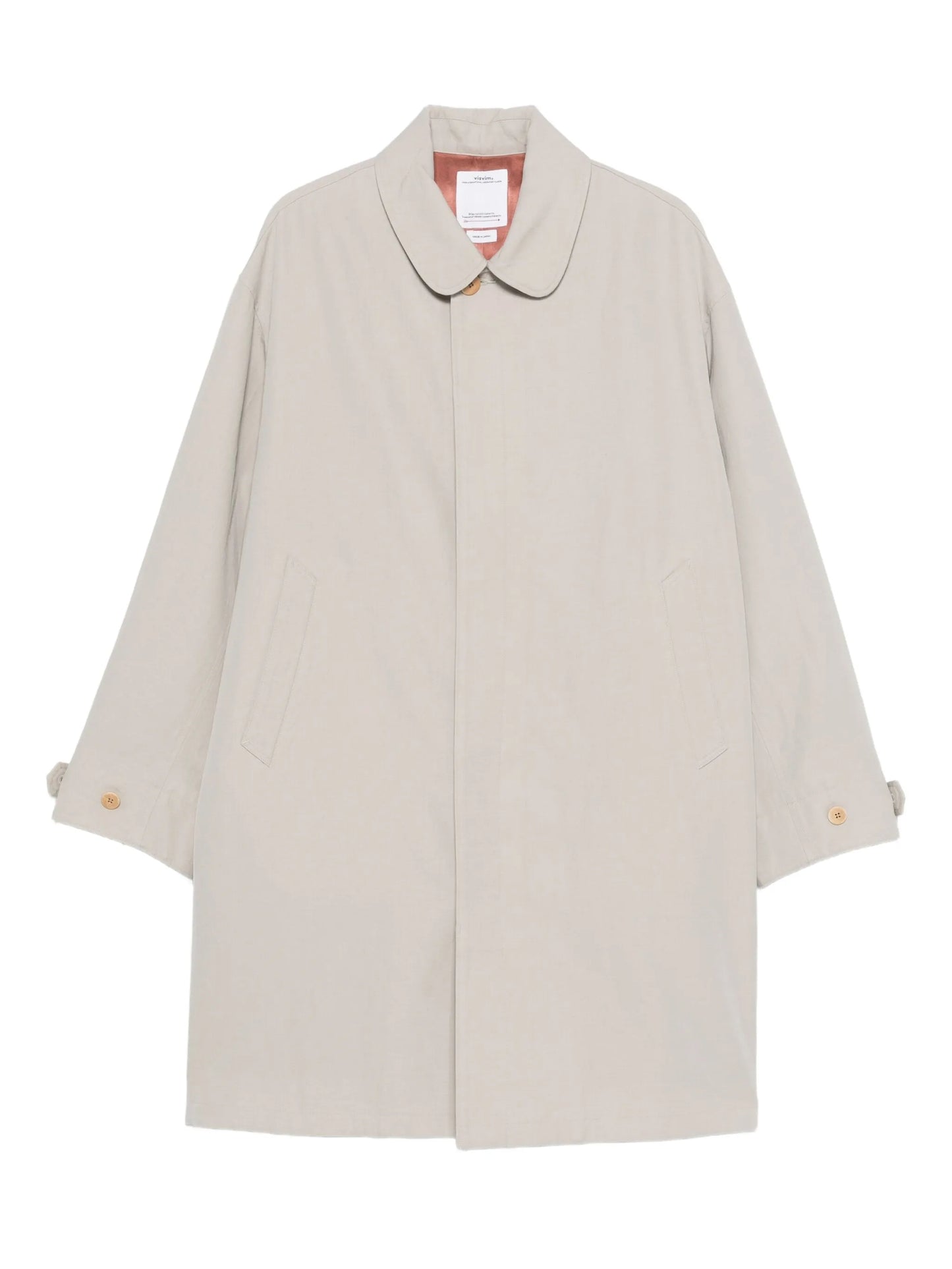 Balmat round-collar coat