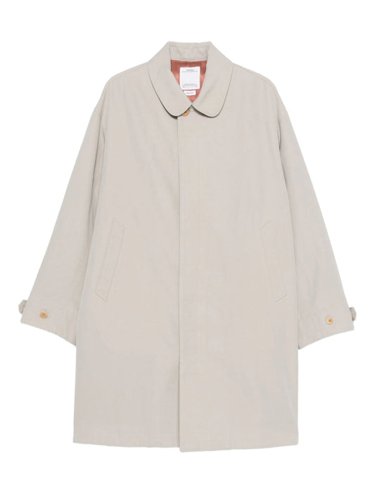 Balmat round-collar coat