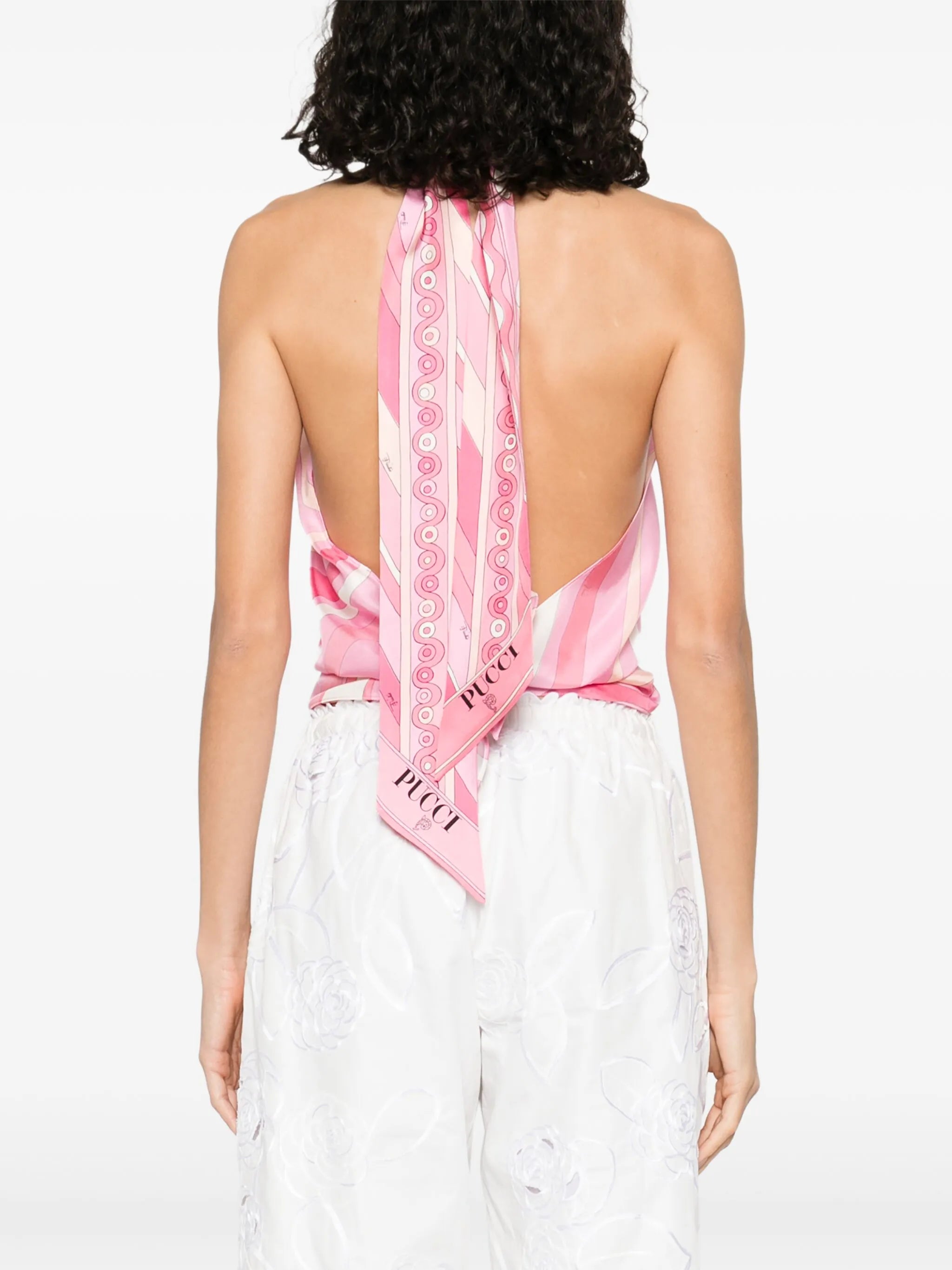 Iride-print top