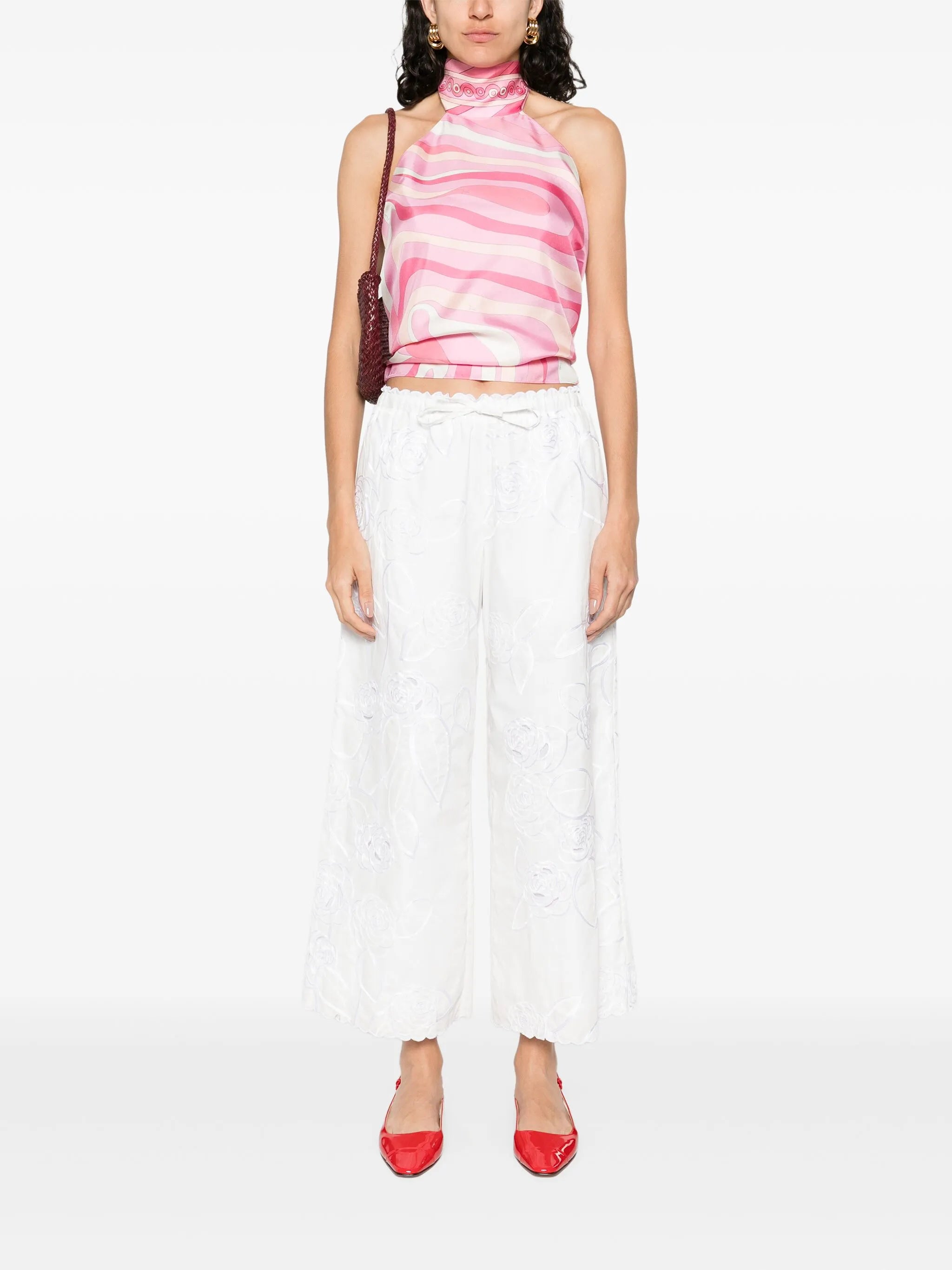 Iride-print top