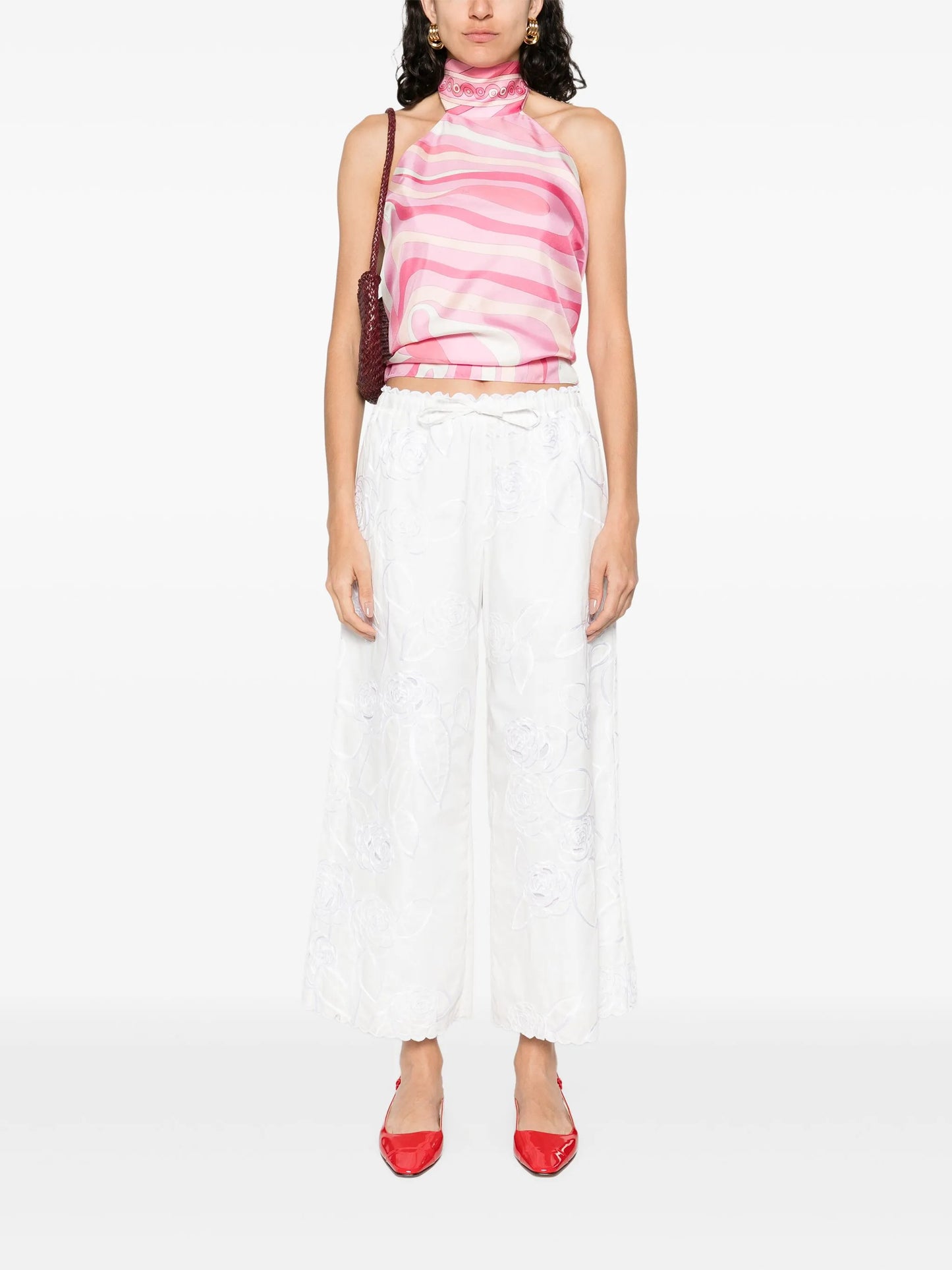 Iride-print top