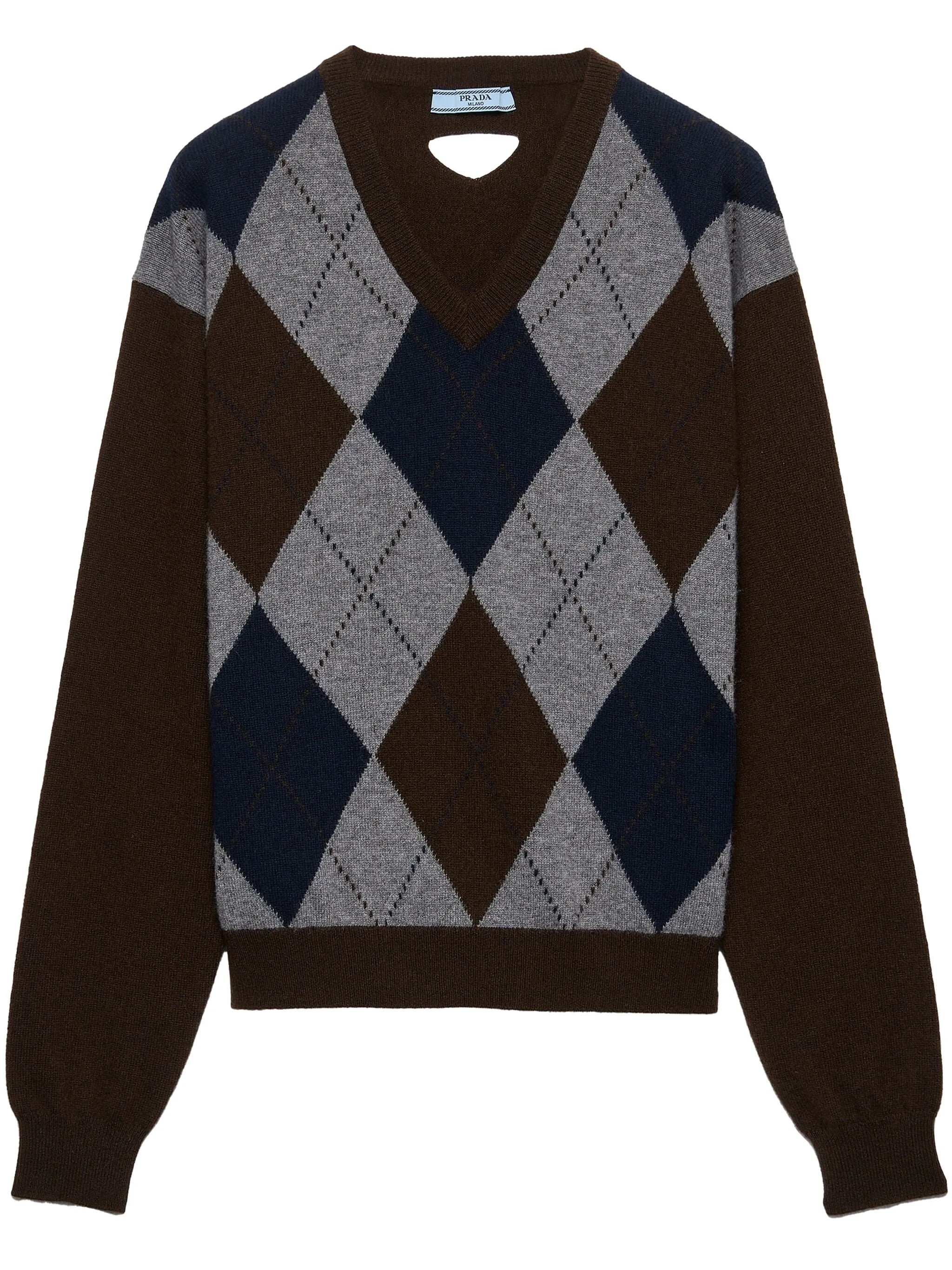 cashmere V-neck sweater