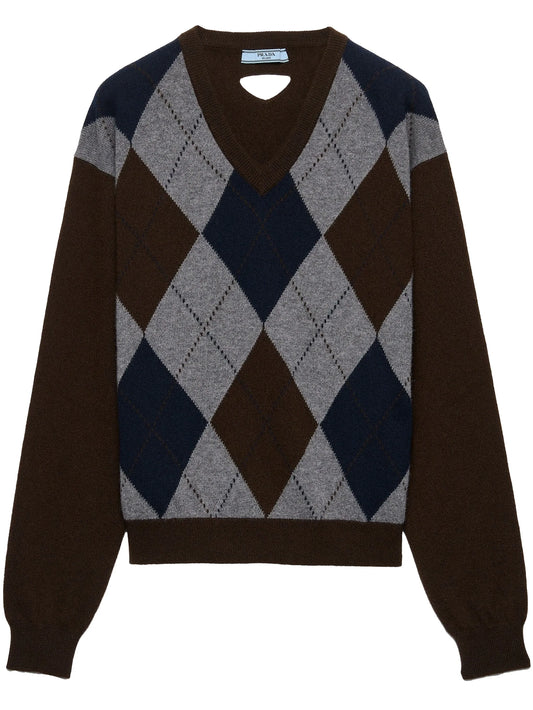 cashmere V-neck sweater
