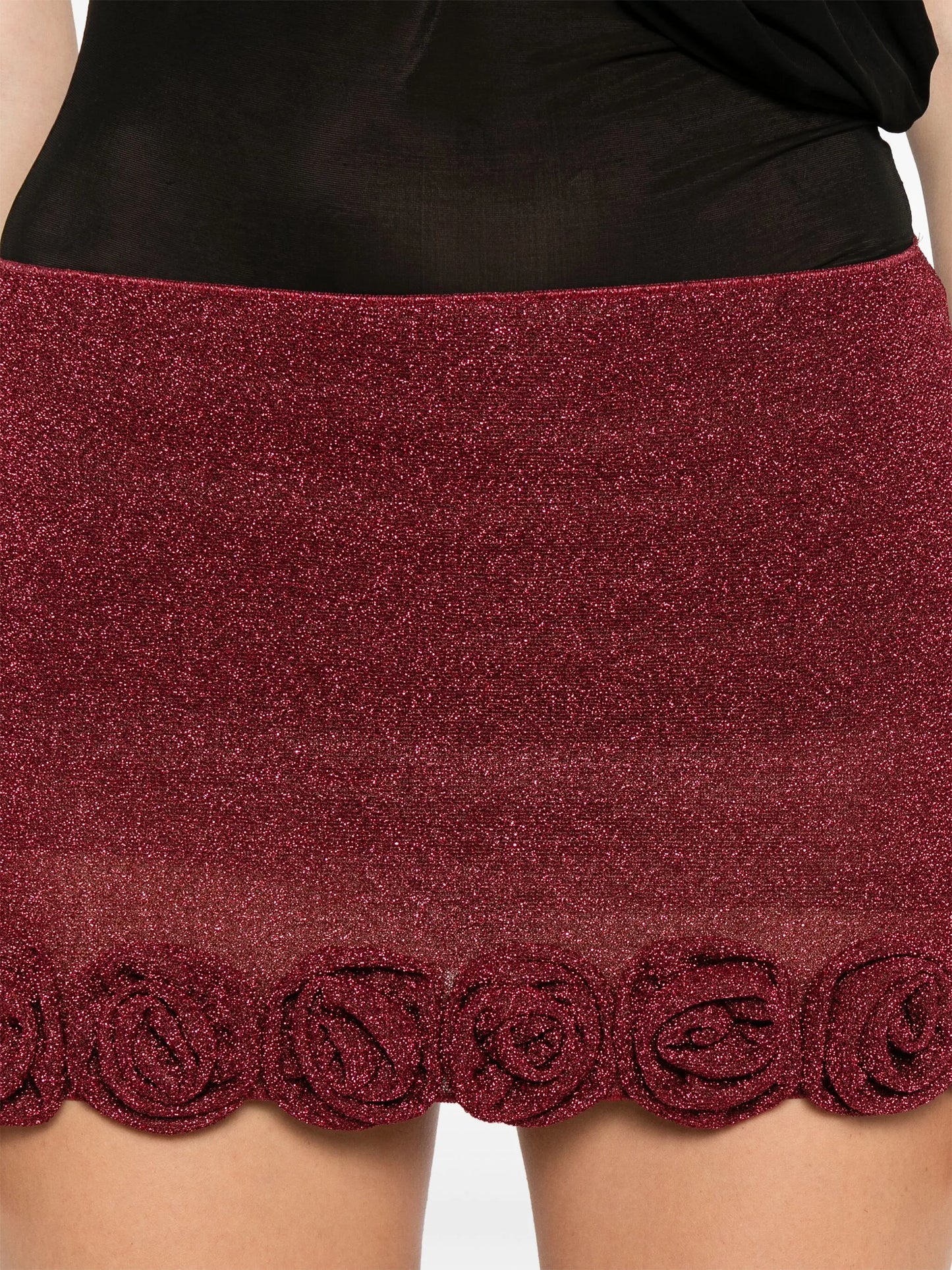 Lumière Rose mini skirt