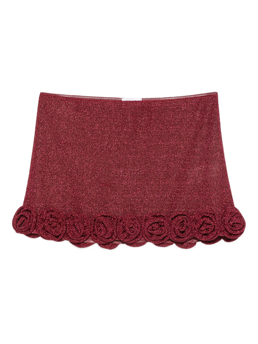 Lumière Rose mini skirt