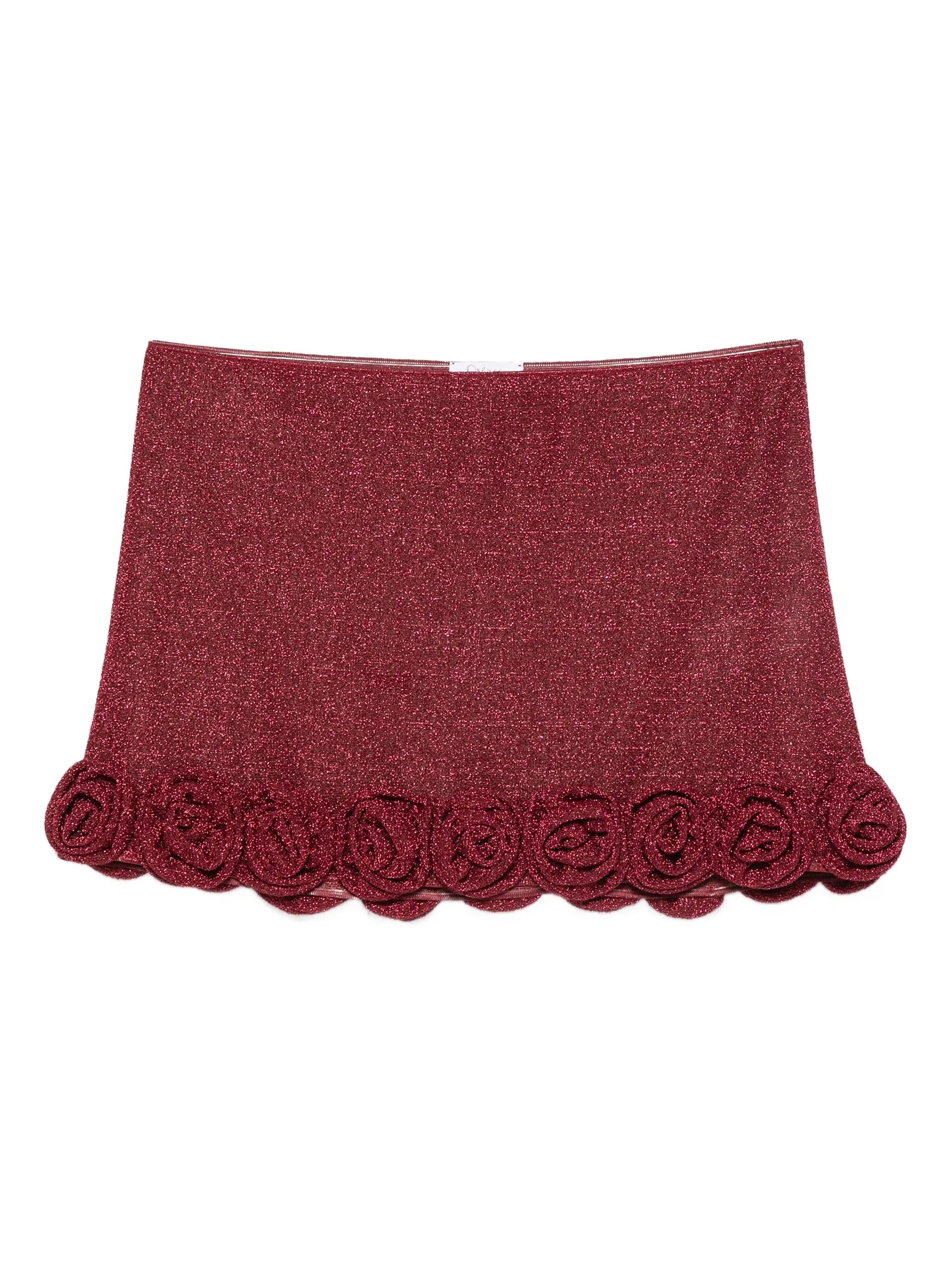 Lumière Rose mini skirt