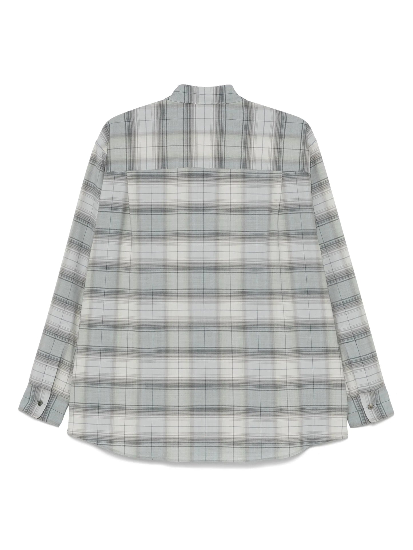 wool check shirt