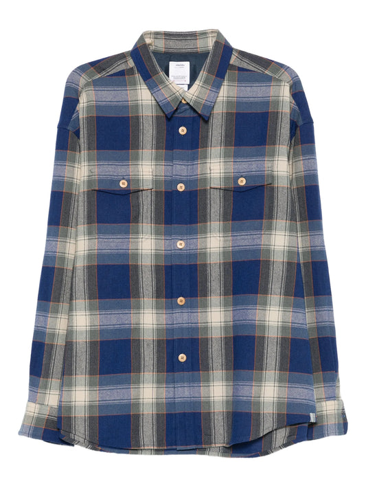 Lumber check long-sleeve shirt