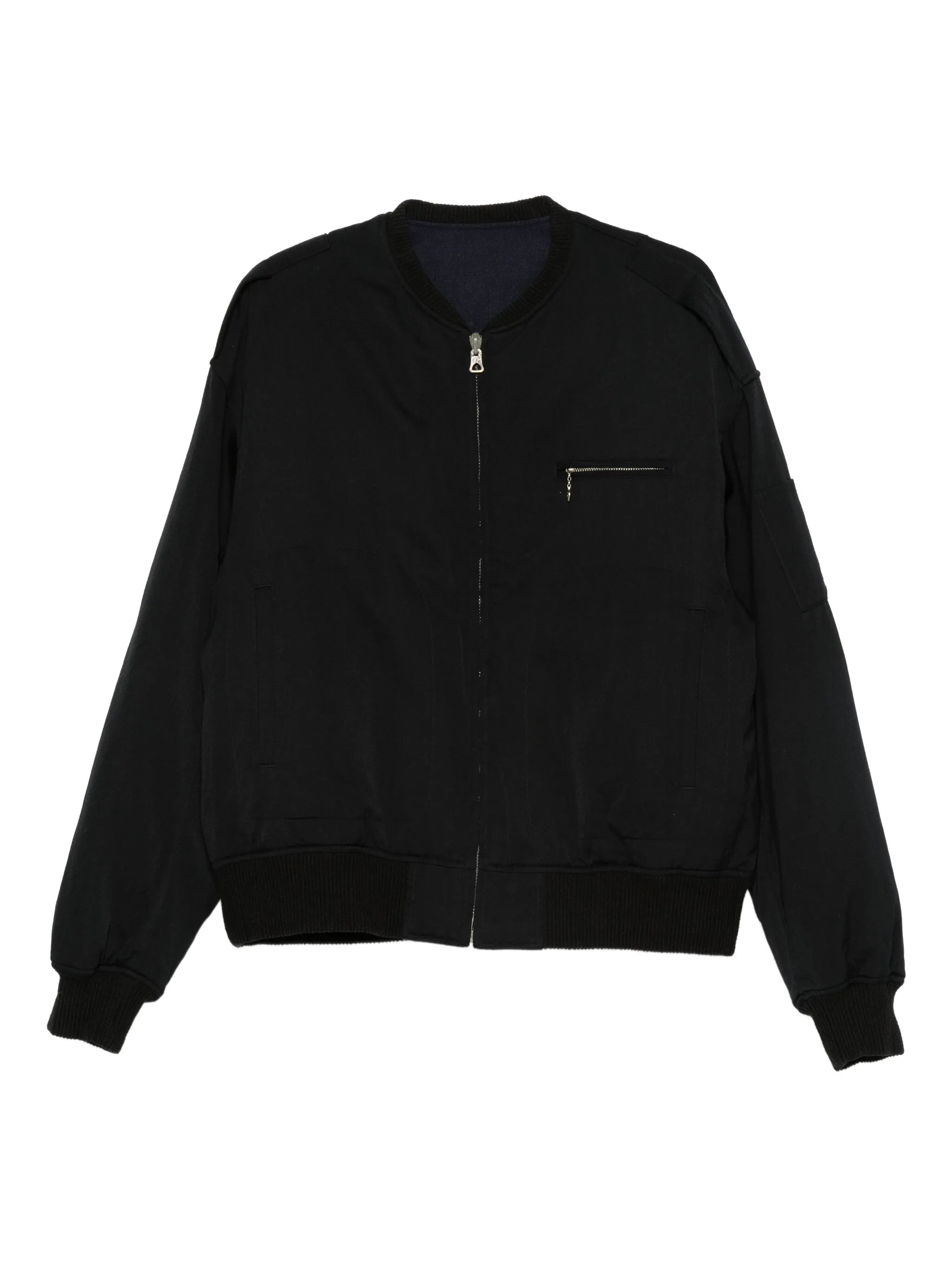 zip-pocket bomber jacket