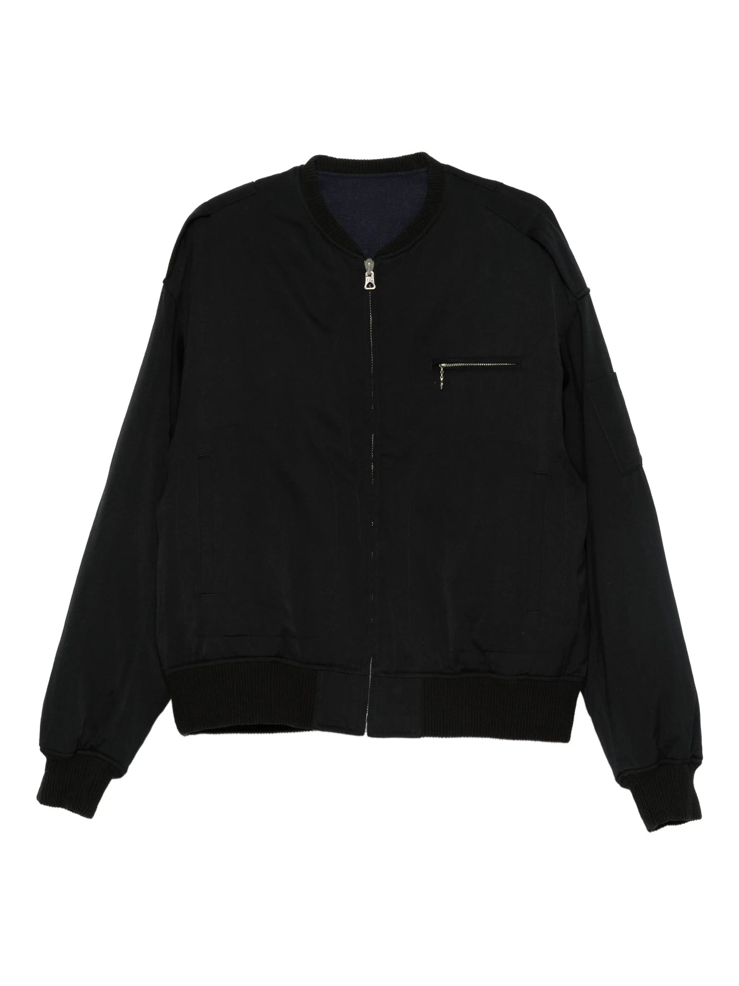 zip-pocket bomber jacket