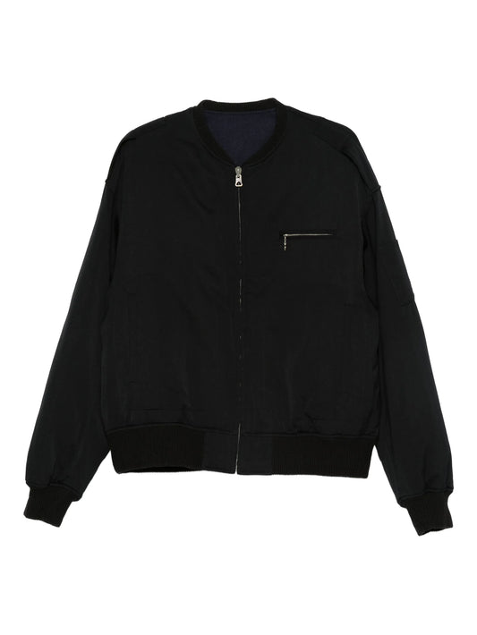 zip-pocket bomber jacket