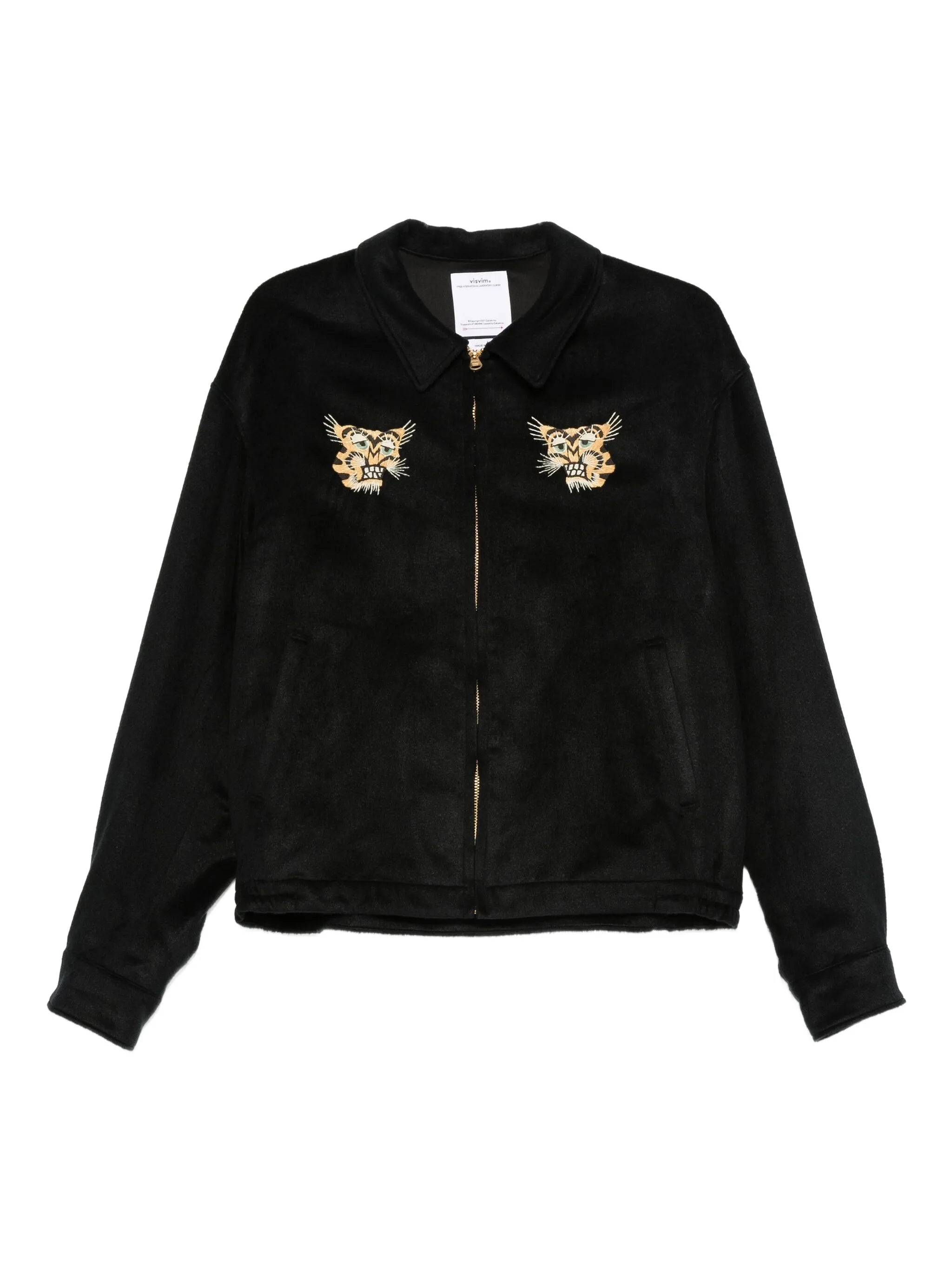 embroidered blouson jacket