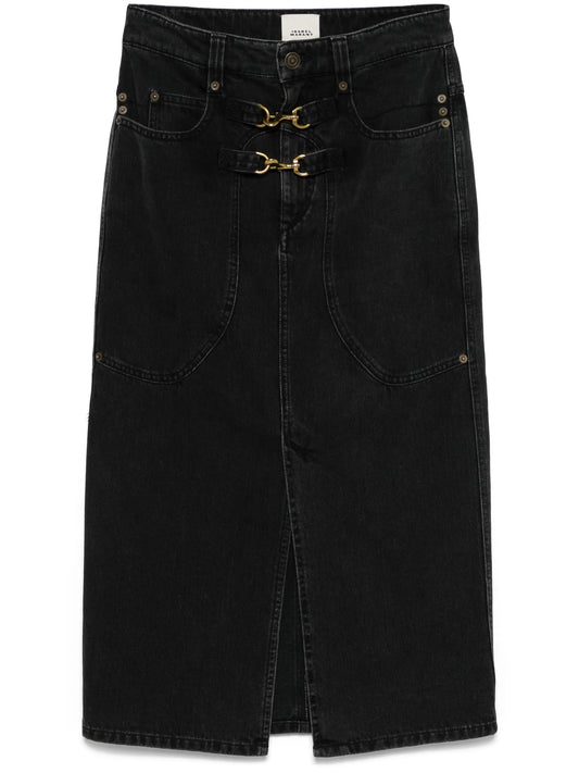 Pavina denin skirt