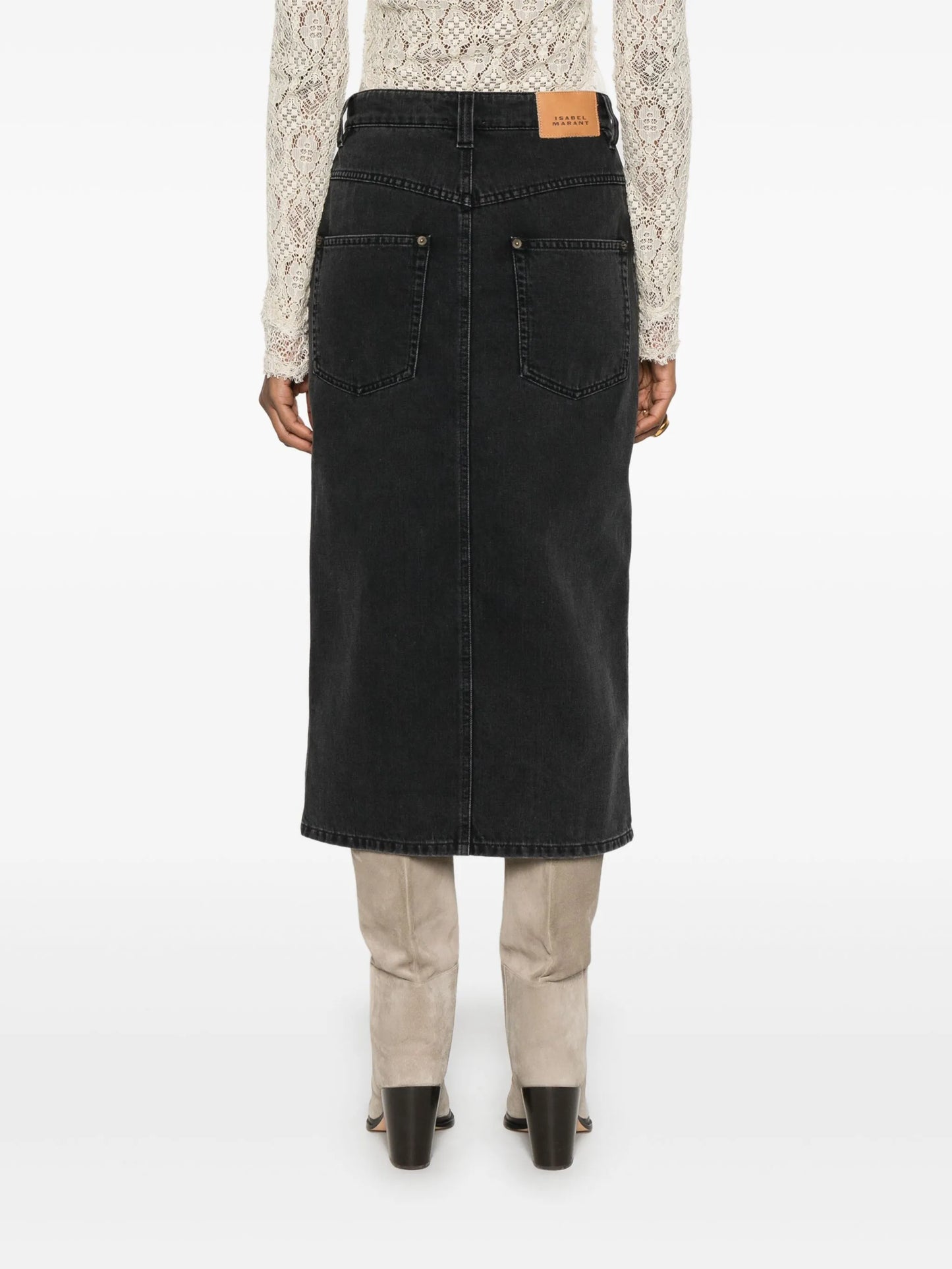 Pavina denin skirt