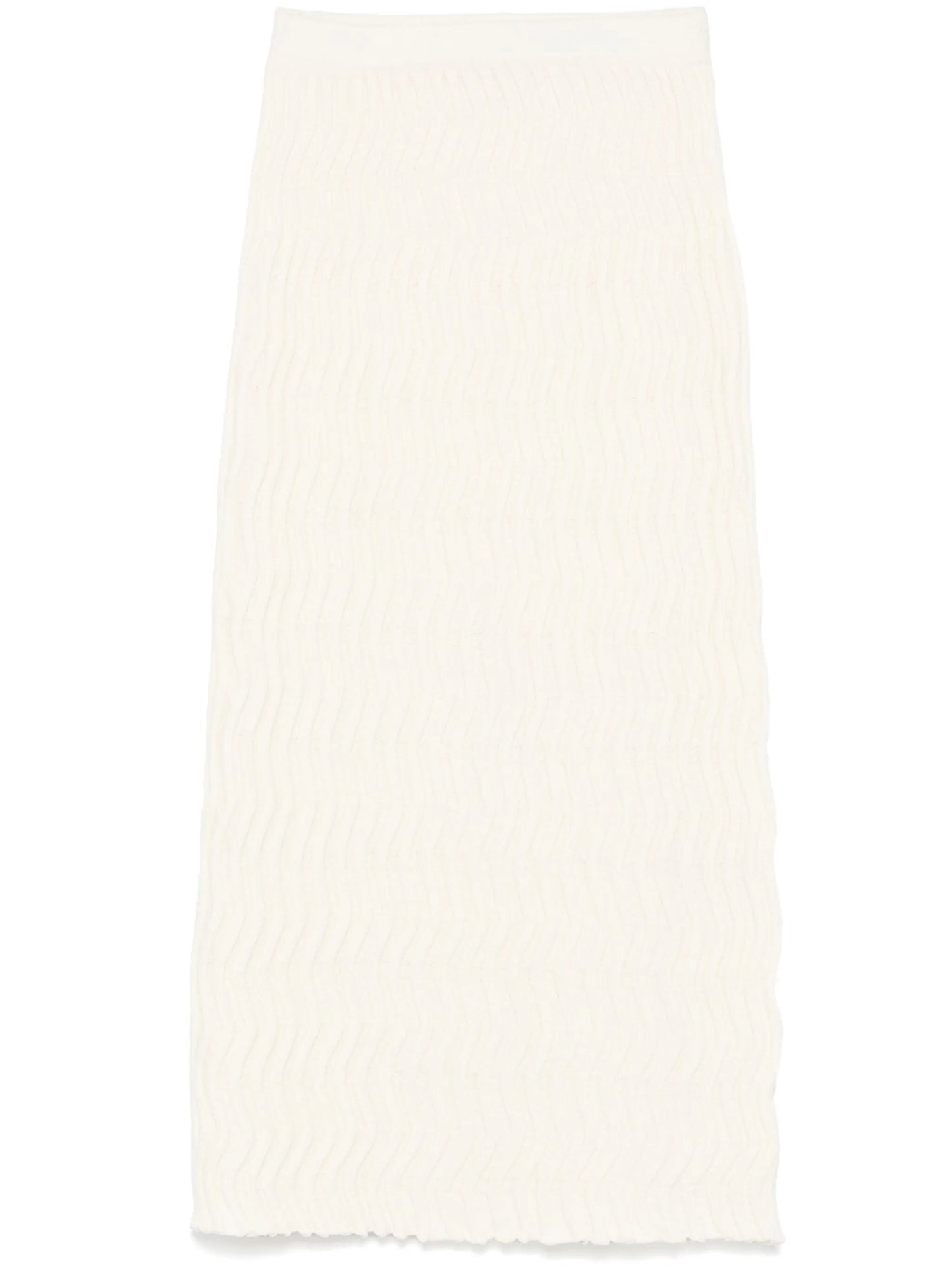 wool knitted skirt