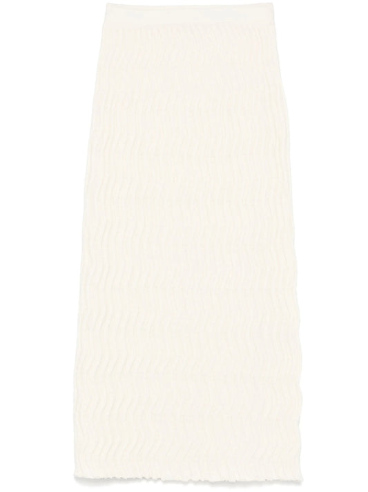 wool knitted skirt