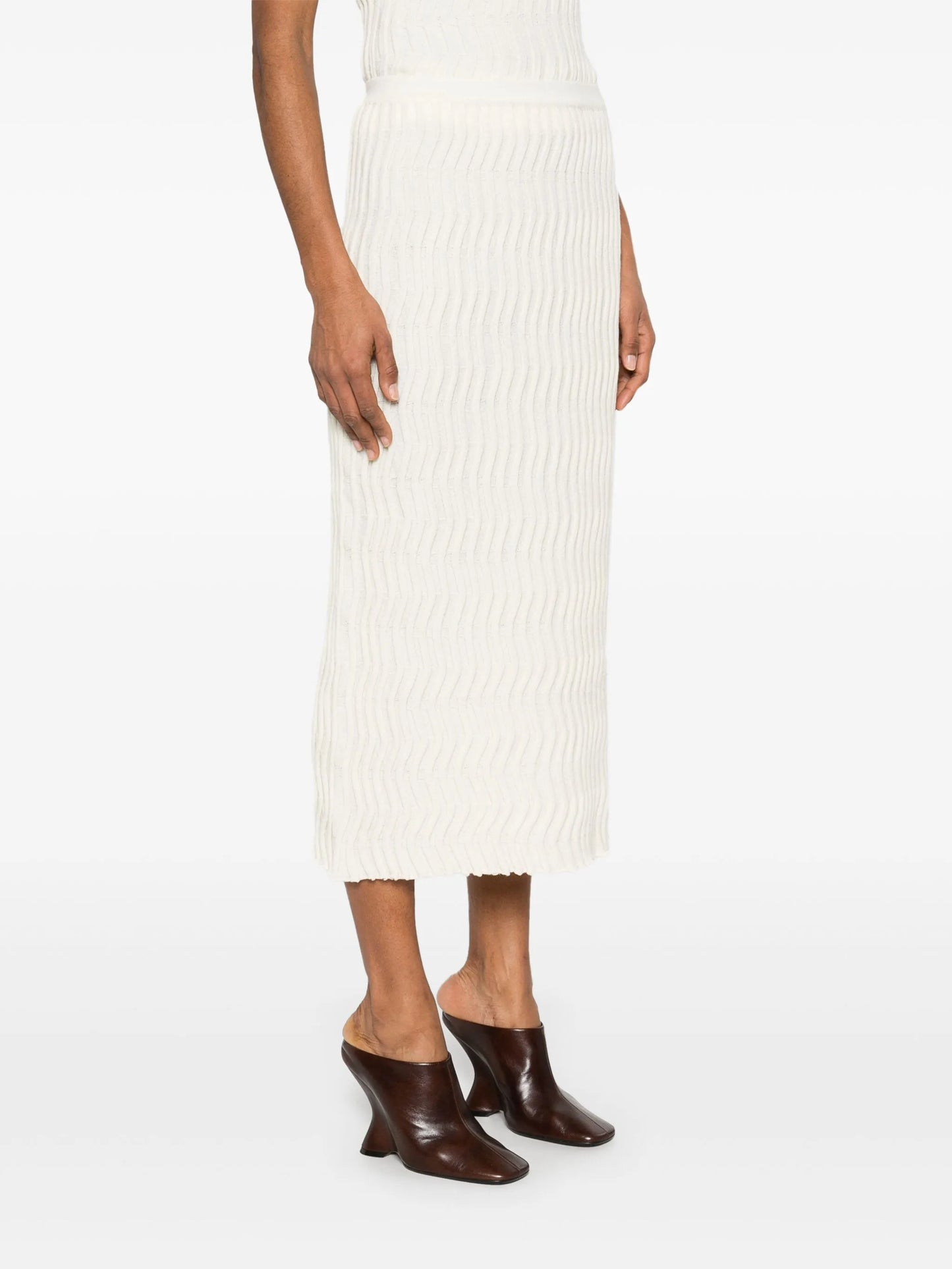 wool knitted skirt