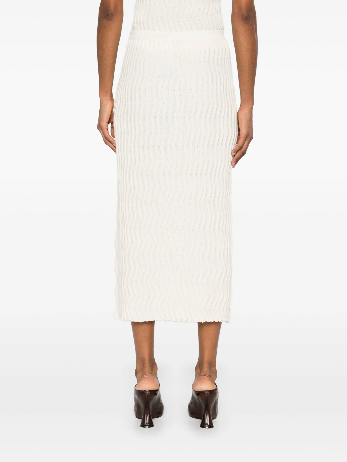 wool knitted skirt