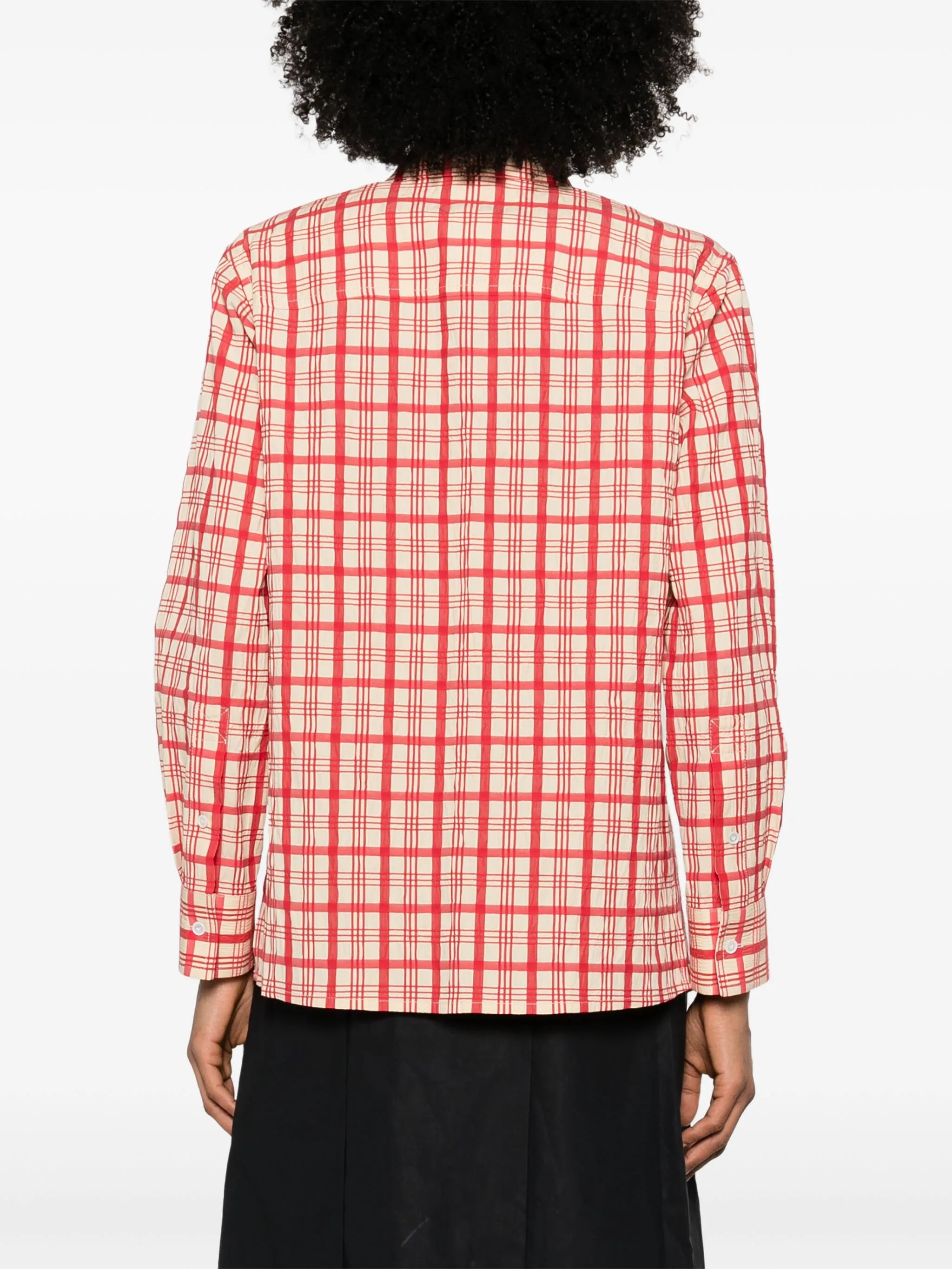 checked cotton shirt