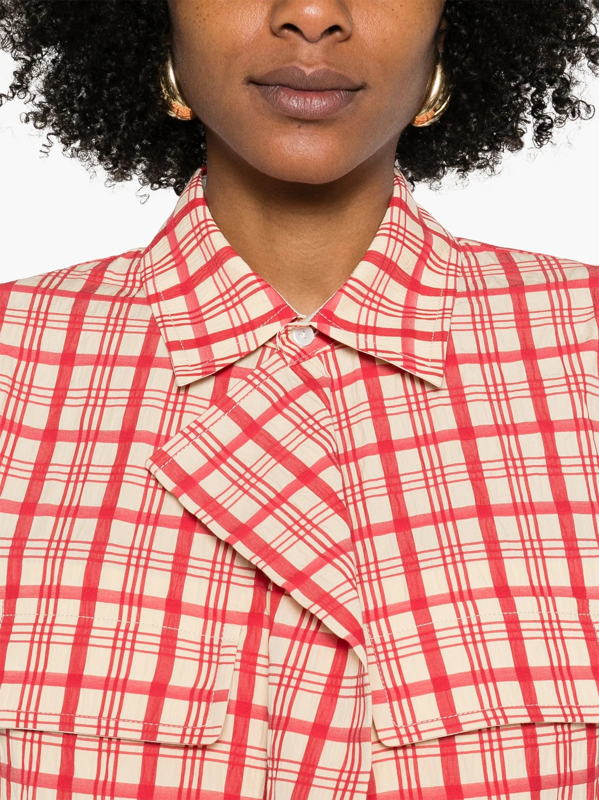 checked cotton shirt