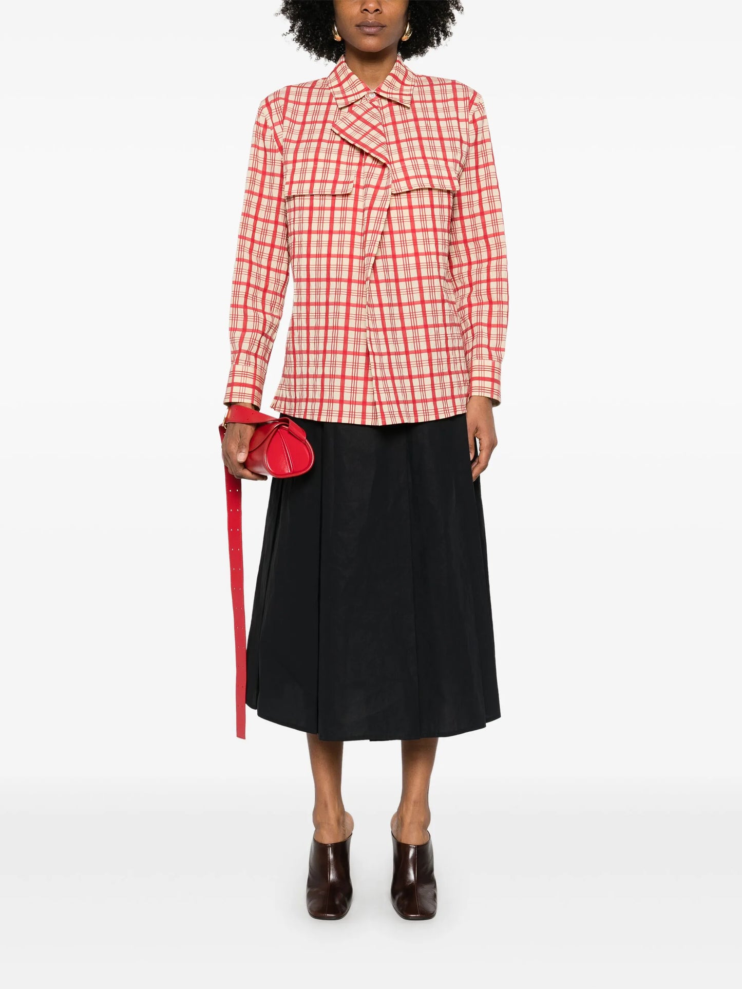 checked cotton shirt