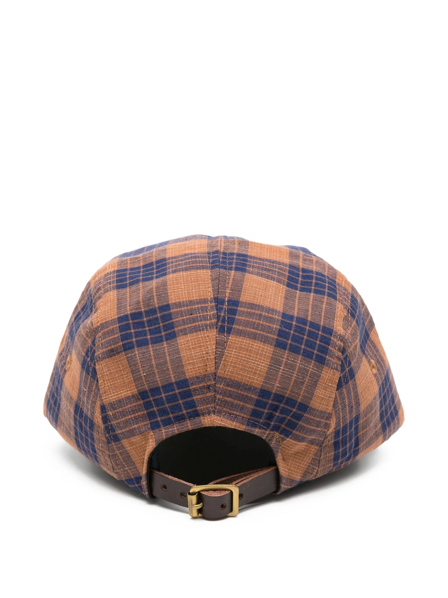 plaid-check santome cap