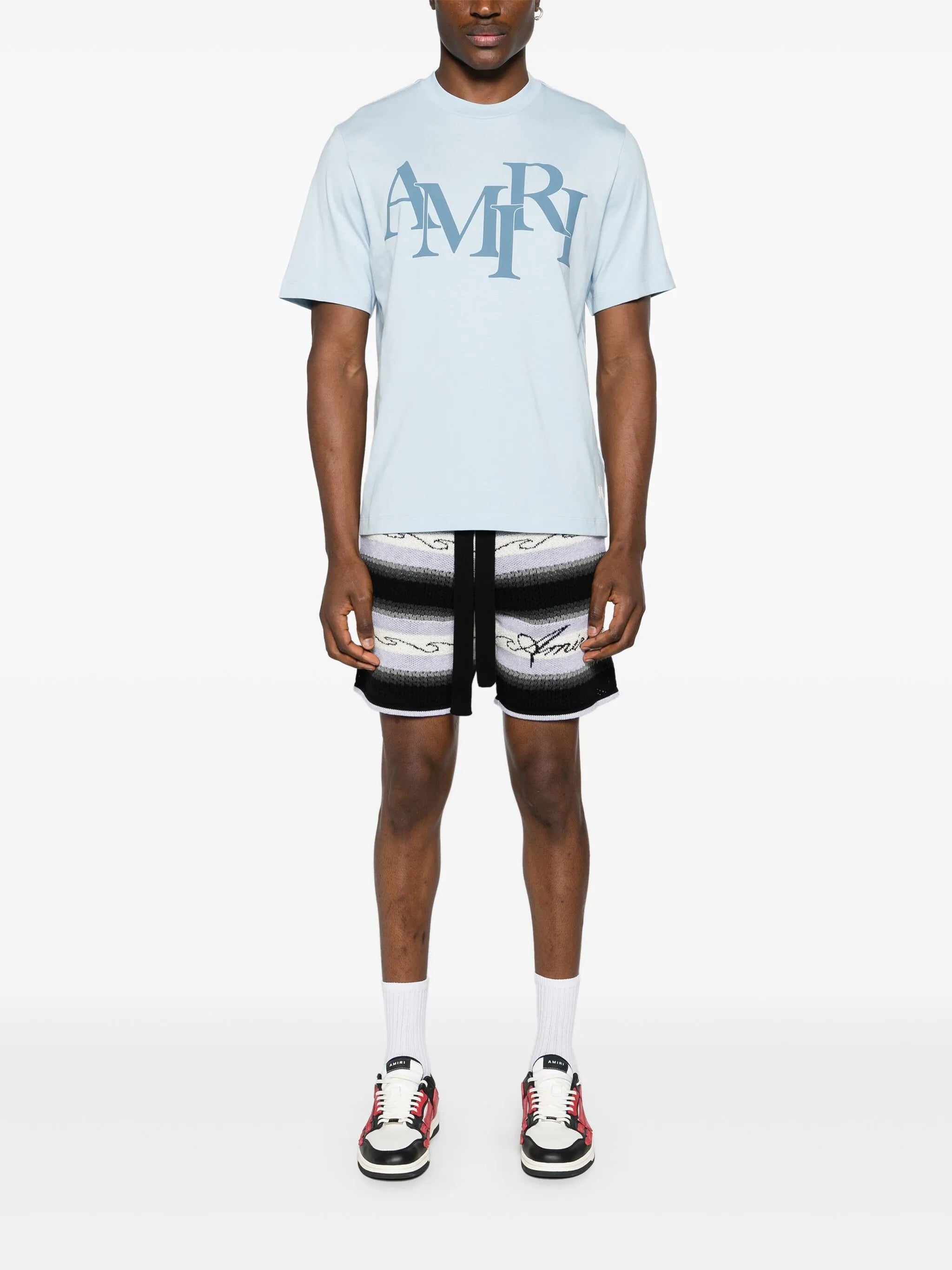 Staggered Tee Mens Style : Amjyte1078 