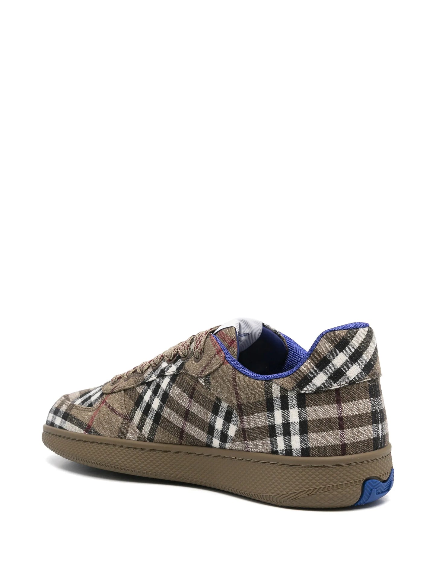 checked sneakers