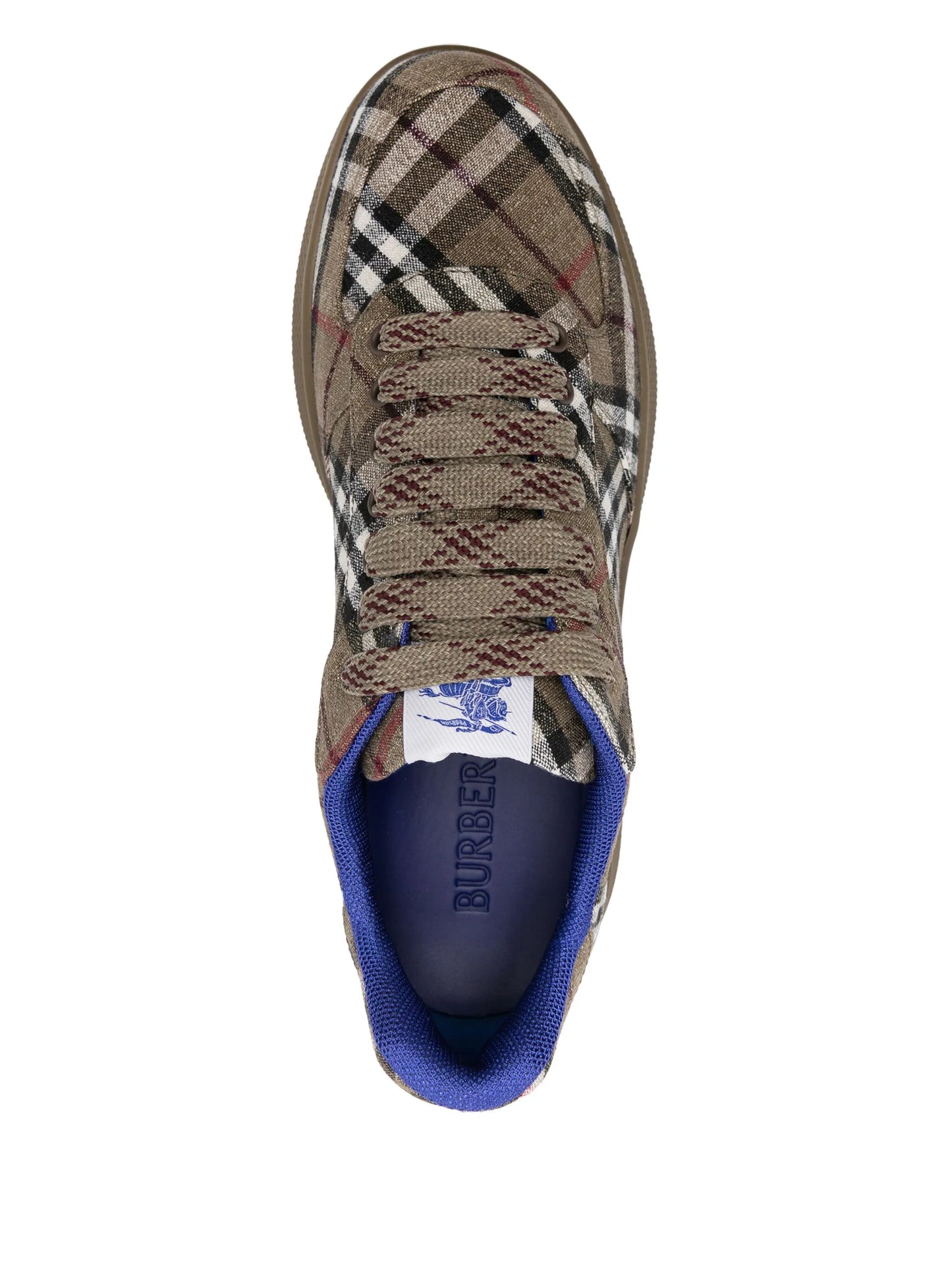 checked sneakers