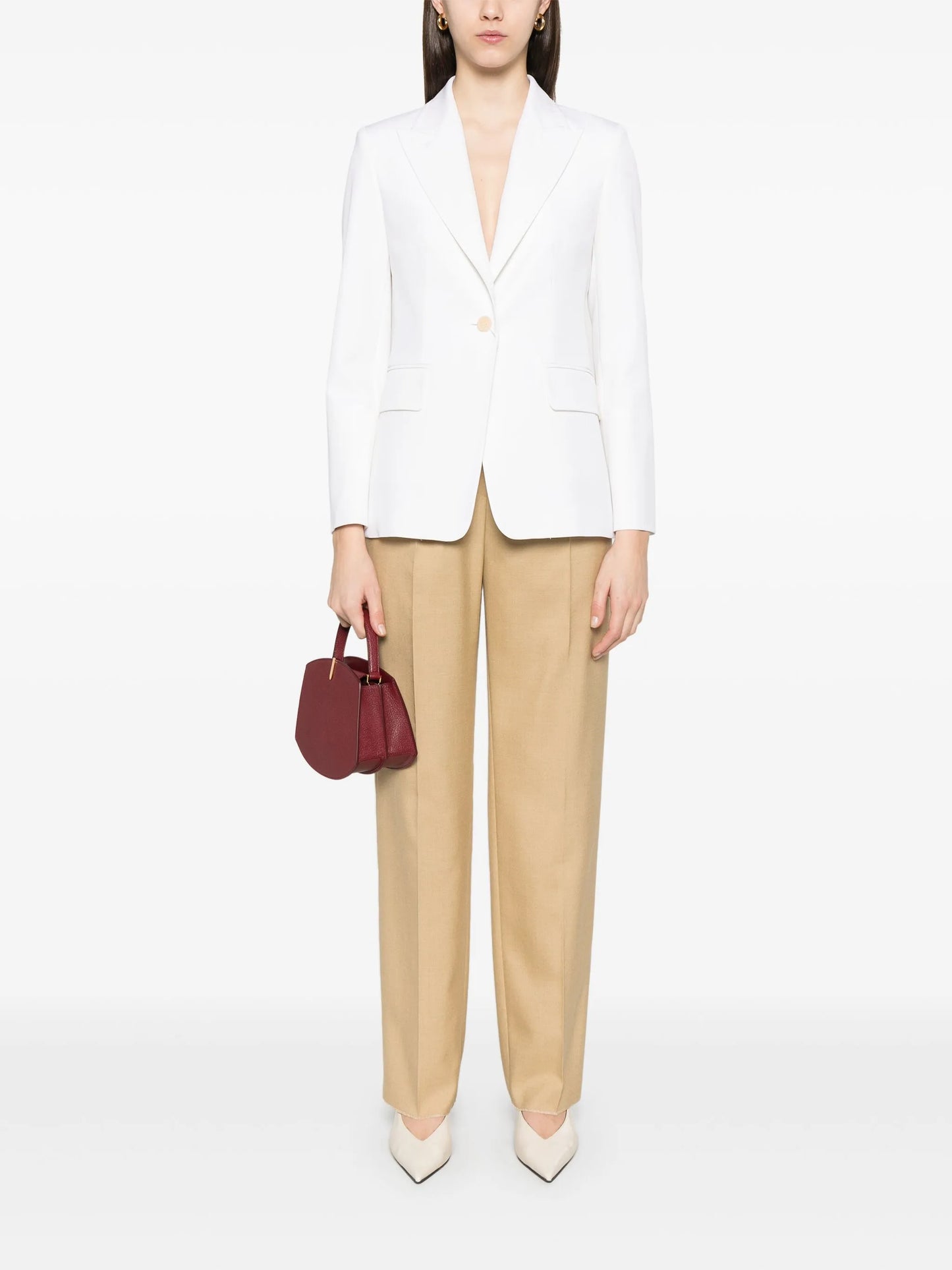 single-breasted blazer
