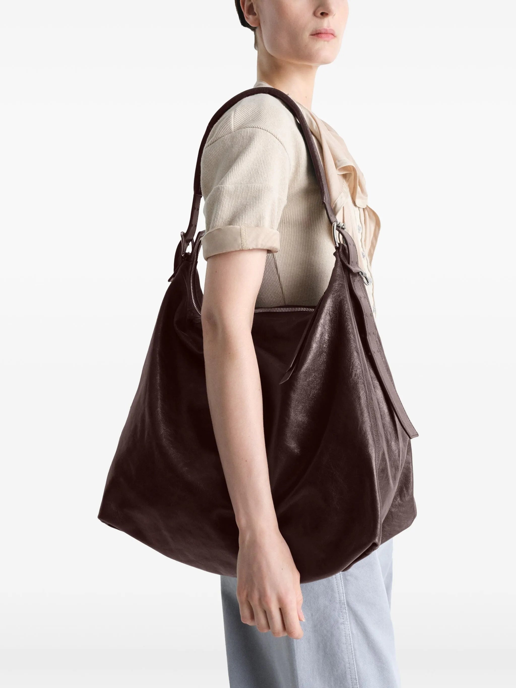 belted shoulder bag