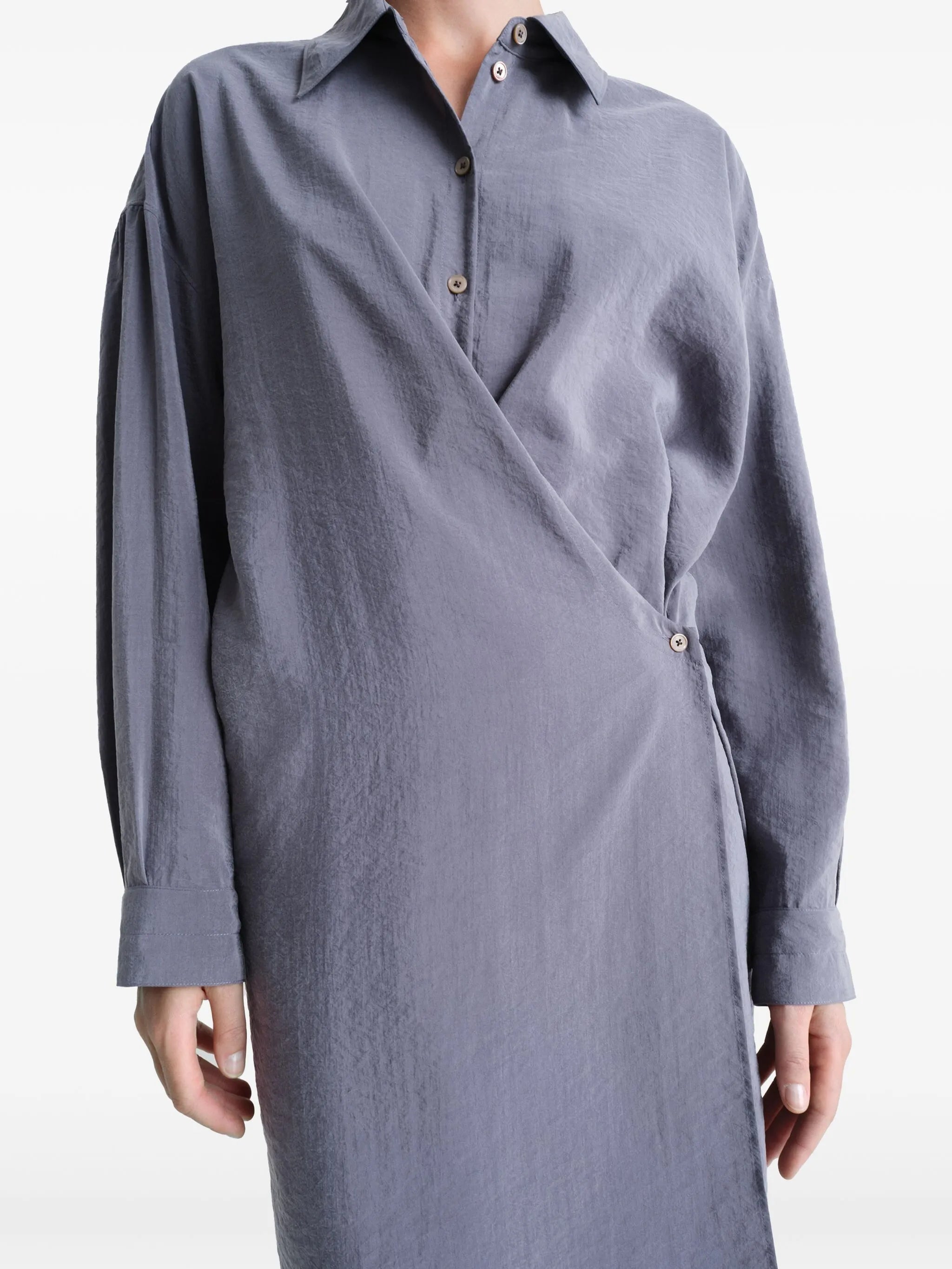 wrap style dress