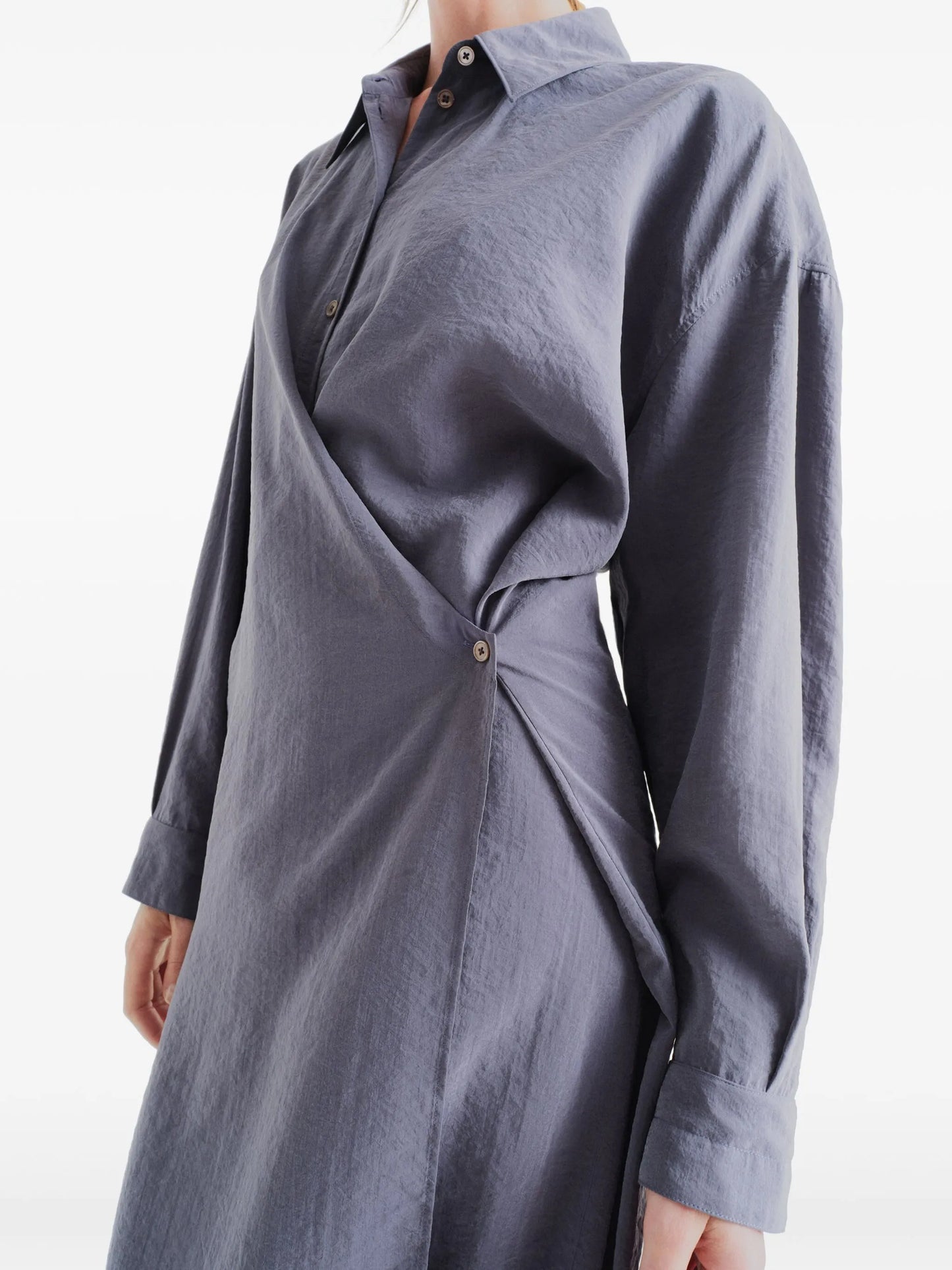 wrap style dress