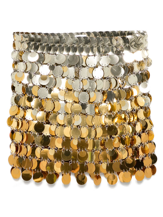 gradient-effect mini skirt